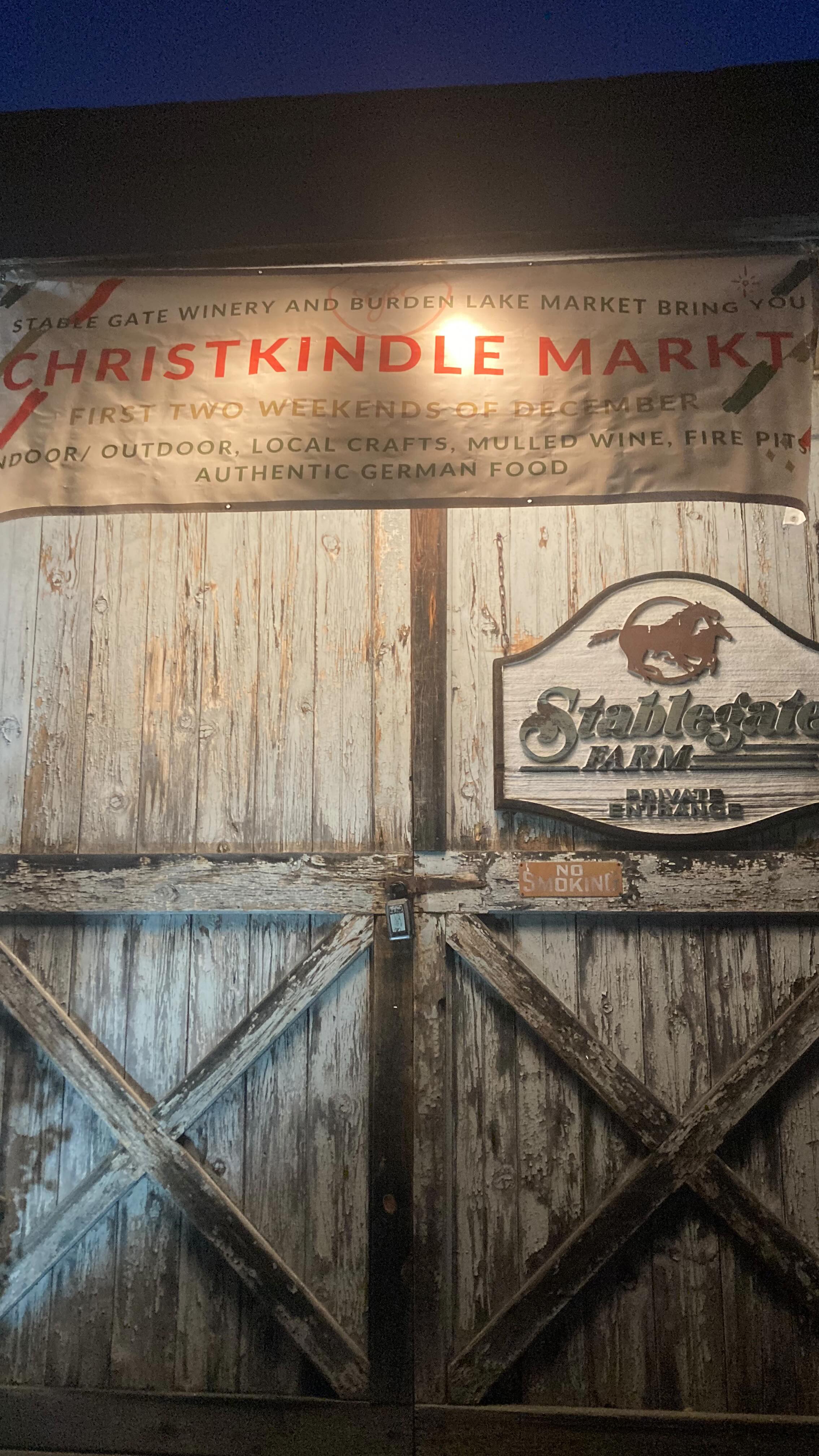 Christkindlemarkt is this weekend and next weekend !
11-3pm in the barn 🎄
Tons of local vendors to help with your shopping this holiday season, hot mulled drinks, delicious german inspired foods, fire pits, santa claus and activities for the kids 🎅
The barn is heated, but do dress warm!! 🥶
We sincerely ask that you consider shopping local and move funds into the hands of the local folks here -
‼️‼️Lastly…. people keep asking, how much is it to park, how much is it to attend….
ITS FREE OVER HERE YALL 🤯
So come on down and be merry ‼️‼️