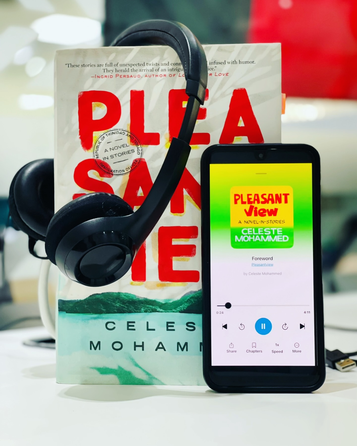 I keep saying there’s something in Caribbean waters - the stories are just so rich, layered, and full of nuance. Maybe it’s because they feel so close to African storytelling, carrying that deep sense of familiarity that instantly pulls you in.
And now there’s a WHOLE entire Caribbean audiobook app?! Say less. Sign me up immediately!!!
I’m beyond happy to be an early listener to a book I absolutely adore, Pleasantview by @celestemohammed. And the cherry on top? She narrates it herself. Because truly, nothing gets me like a likkle Trini accent.
If you’re an audiobook lover (and if you aren’t… you need to get with the program), download the app and dive into some truly fantastic listens.
Huge thanks to @celestemohammed and @c15studios and @getodiyo — the Caribbean audiobook app — for making all this magic happen!
***********
Reflections
A novel in stories, Pleasantview is a collection of beautifully interconnected tales set in the small, fictional town of Pleasantview, Trinidad and Tobago. We follow the residents as they try, like all of us, to make meaning out of life: to love, to live, to thrive, and to find some version of happiness and peace.
But this island isn’t all “Coconut trees. Carnival. Rum and coke.” Beneath the surface are stories of poverty, brutality, dangerous ambition, patriarchy, power struggles, and the complicated web of relationships these residents must navigate.
Just as the stories weave together, so do the lives themselves, where seemingly small choices ripple outward with heavy consequences for many, far beyond their immediate circles. The characters are exquisitely written, layered, and deeply human, the kind that linger in your mind long after the final page (or final chapter) ends.
Highly recommend!
#pleasantview #celestemohammed #audiobook #odiyo #caribbeanliterature #readcaribbean