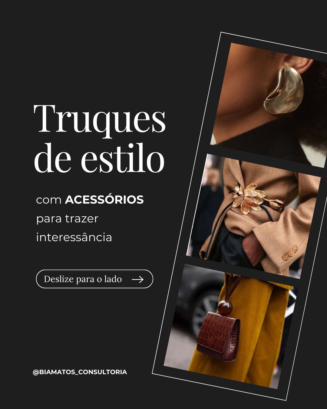 Truques de estilo simples que trazem muita interessância pro look.
Você não precisa usar todos de uma vez. Escolhe um por vez pra ir testando 😉.
Qual você já ama e qual você vai testar? Me conta aqui 👇🏼.
…
#biamatosconsultoriadeimagemeestilo #imagemeestilo #truquesdeestilo