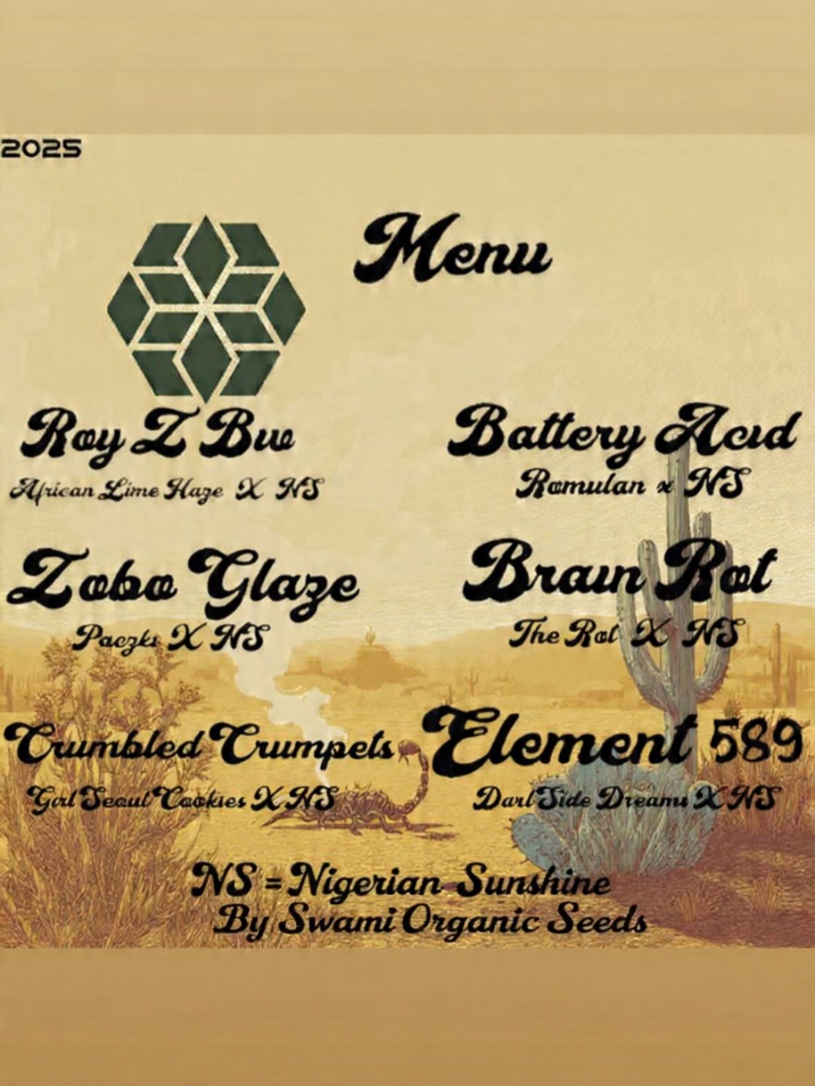 Black Friday Sales Announcement!!
We are doing a pre-order of this Summer’s project!
We took a few different males found in hunting 32 seeds that popped of @swamiseed.backup’s Nigerian Sunshine!☀️
I was hoping to add a more sativa influence to some of my favorite stock of the year.
-African Lime Haze x ZBx3 (@808_genetics )
-The Rot (The Grass Menagerie)
-Darkside Dreams (The Grass Menagerie)
-GSC (Royal Queen Seeds)
-Romulan
-Paczki (The Grass Menagerie)
Get them all for $140 until Dec. 1 when they are actually RELEASED.✅
Until then I will be updating the website Every Night for the next 3 nights with LIMITED gear that I don’t ever plan on releasing to the public.
Also spend $200 and get a pack from THE VAULT ontop of freebies which are always included. ♟️
Pictured in the post are all the Mothers we pollinated and the Males I selected. 💜
This is the SECOND year in a row we have used @swamiseed.backup’s genetics in our projects because we see VALUE in PRESERVING these exotic (to me) genetics in order for more people to be able to experience or get CLOSE to experiencing Medicine with Ancient, protected history.
If you haven’t experienced heirloom genetics I urge you to give Swami organic Seeds a go.
Be Wise. Be Thankful!
Until next time 💜🙏🧙♂️