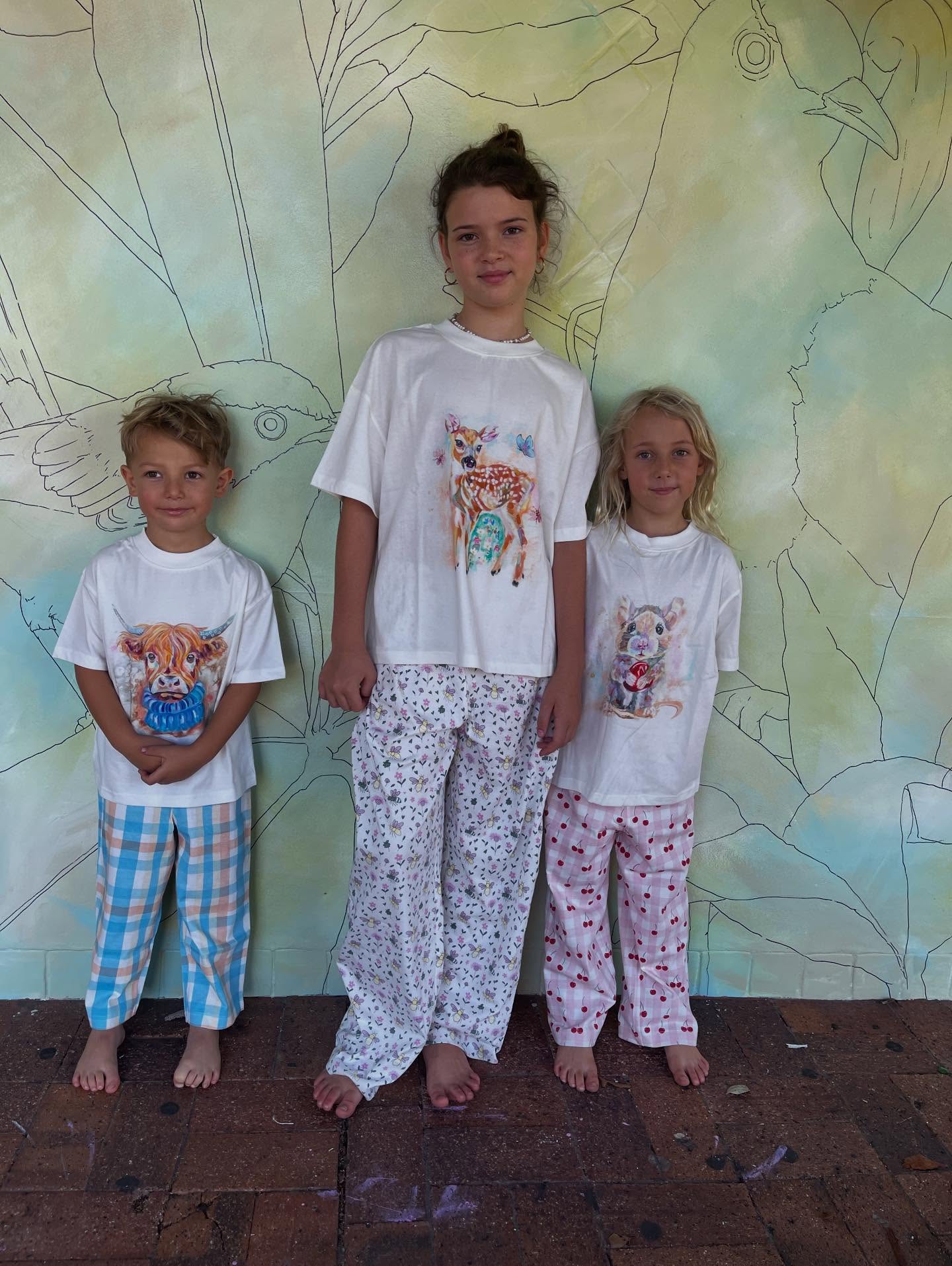 ✨ They’re here! ✨
My first ever Bodhi Bed Time pyjamas have finally arrived… and my heart could burst.
Organic, soft, soulful, and filled with story — each piece is a little labour of love, created to bring comfort, imagination and a touch of magic to your little dreamers.
They’ll be available in my shop from tomorrow at Byron Art Collective, and online very soon.
Thank you for cheering me on through every step of this journey — I can’t wait to share this collection with you. 💛✨
#BodhiBedTime #OrganicPJs #KidsPyjamas #ByronBayMakers #SlowFashionForKids #WhimsicalDesign #ArtThatFeels #SmallBusinessLove #FromTheHeart