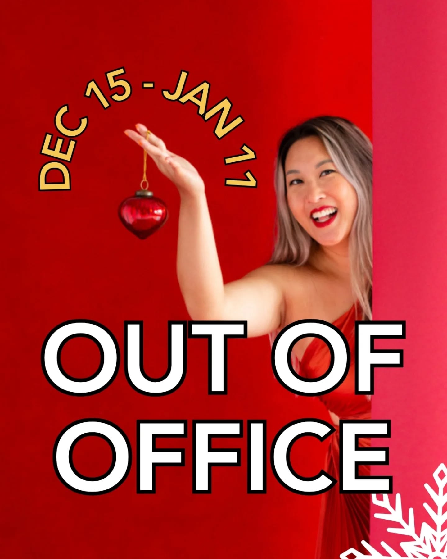 If you need last-minute graphic design or website support, let me know by next Monday so I can make sure you’re totally supported while I'm away. If you'd like to book a quick call, let me know and I'd be happy to find a time to confirm all those details with you before I'm off so you can start 2026 knowing everything is taken care of.
I'll be OOO from Dec. 15-Jan. 11 ❄️
Catching all the feels at 30,000 feet and soaking in a little European holiday magic.
#GraphicDesigner #WebsiteDesigner #OutOfOffice