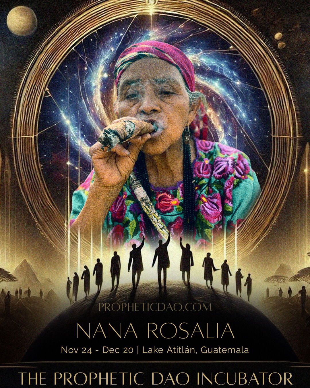 🔥🌿 Nana Rosalie — Indigenous Elder carrying the ancestral fire of the Maya lineage 🔥✨
Through the Maya Fire & Tobacco Ceremony, Nana Rosalie opens the field with prayer, wisdom, and the grounding presence of the original stewards of this land.
Her blessing is a profound honor — reminding us that the work we are doing is not new, but ancient… and that we are simply remembering 🌍💫
We are deeply grateful to walk this path with her.
#NanaRosalie #MayaLineage #FireCeremony #TobaccoCeremony #PropheticDAO #TheGatheringGuatemala #StarseedCities #DAOCommunity #AncestralWisdom #IndigenousStewardship #SacredRemembrance