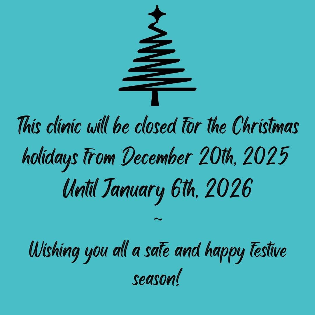 HOLIDAY CLOSURE | Christmas will be here before you know it! So please make sure you book in before the last day of operation on the 20th December. If I don’t see you before then, I wish you a very merry Christmas and Happy New Year. I’ll see you from the 6th of January 2026! 🎊