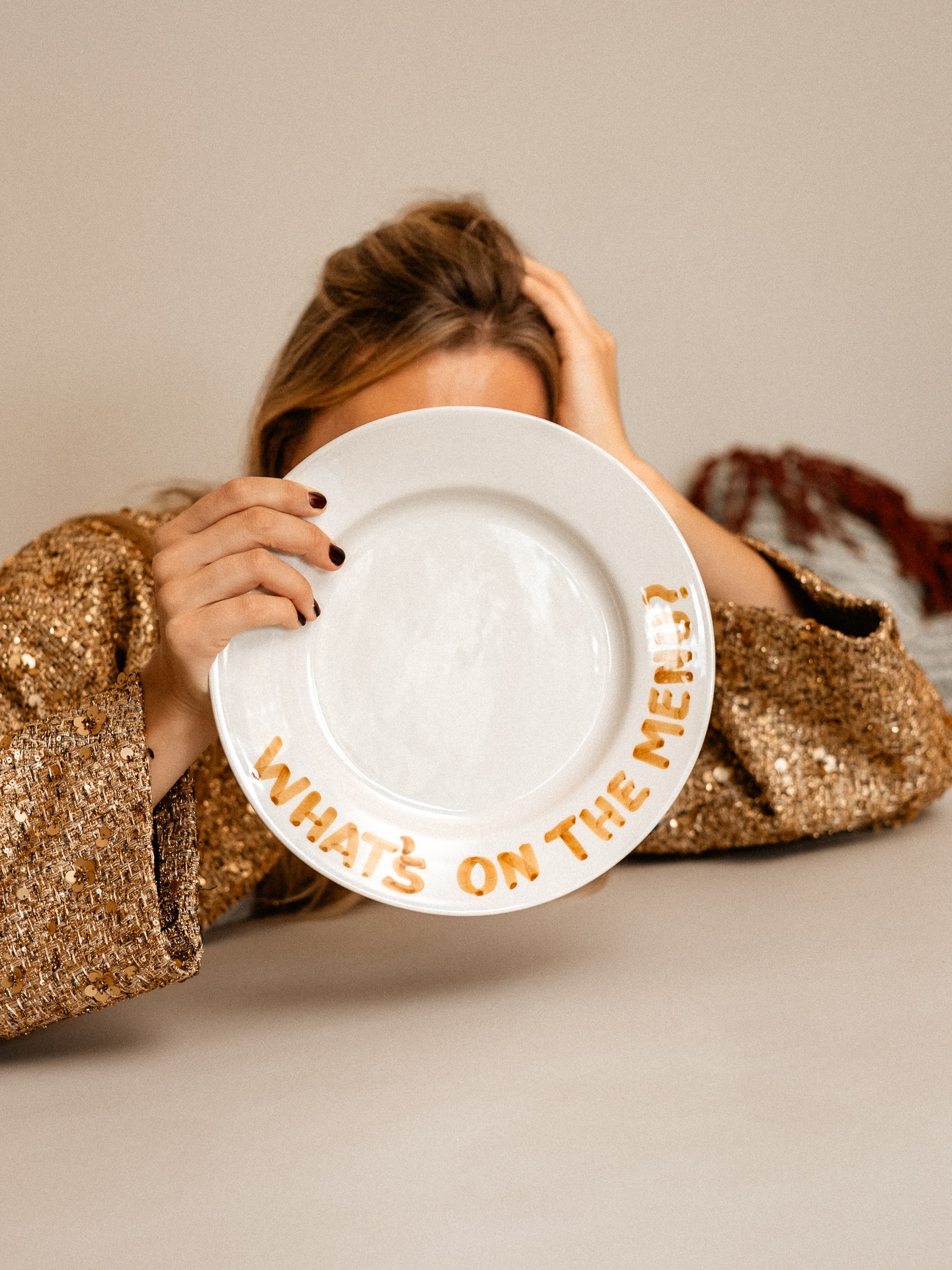 Say it with a plate. Warning: These plates may cause excessive table compliments. Gift at your own risk 😉🎁