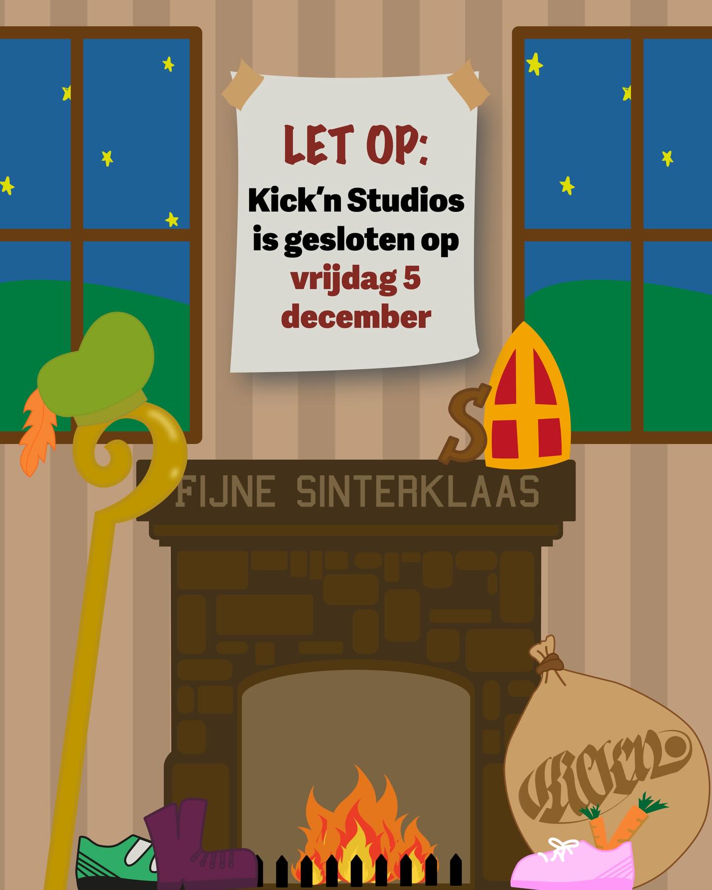 Even geen lessen maar pakjespret! 🎁
.
We zijn gesloten op vrijdag 5 december.
Fijne Sinterklaasavond! ⭐️
.
#sinterklaas #vrijedag #kicknfamily #jointhefam #zoetermeer