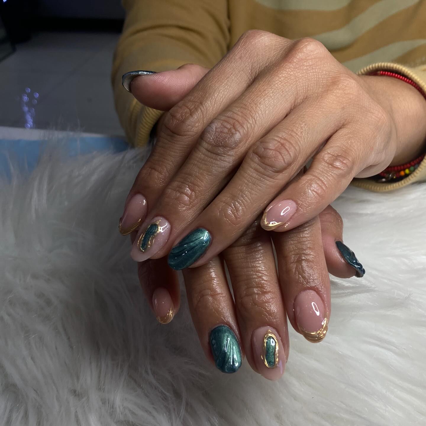 Servicio de acrílico sobre uña natural 💚✨