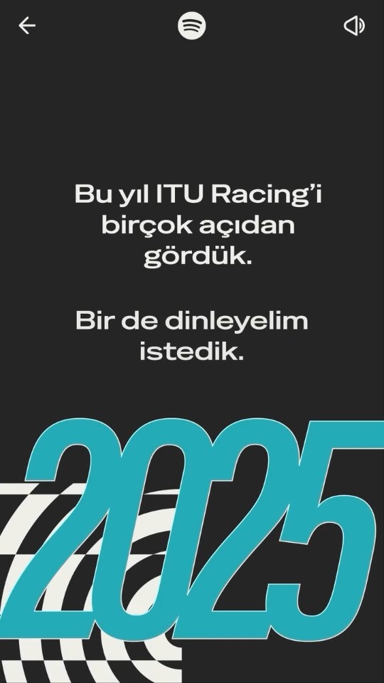 Bu yıl sadece yarışmadık; çalıştık, koştuk, zorlandık, yine de ritmimizi hiç kaybetmedik. Sezon boyunca yaşadığımız her anın bir şarkısı vardı.
Ve şimdi hepsi tek yerde toplanıyor:
İşte karşınızda ITU Racing 2025 Wrapped. 🎧 🏎️
This year, we didn’t just race; we worked, we ran, we struggled, yet never lost our rhythm. Every moment of the season had its own soundtrack.
And now, it all comes together in one place:
Here is ITU Racing 2025 Wrapped. 🎧🏎️
@itu1773 @ituprojetakimlari #ITURacing #IST25 #FormulaStudent #Motorsport #Engineering
#FSAE #Racecar #ElectricVehicle #SpotifyWrapped #2025Wrapped