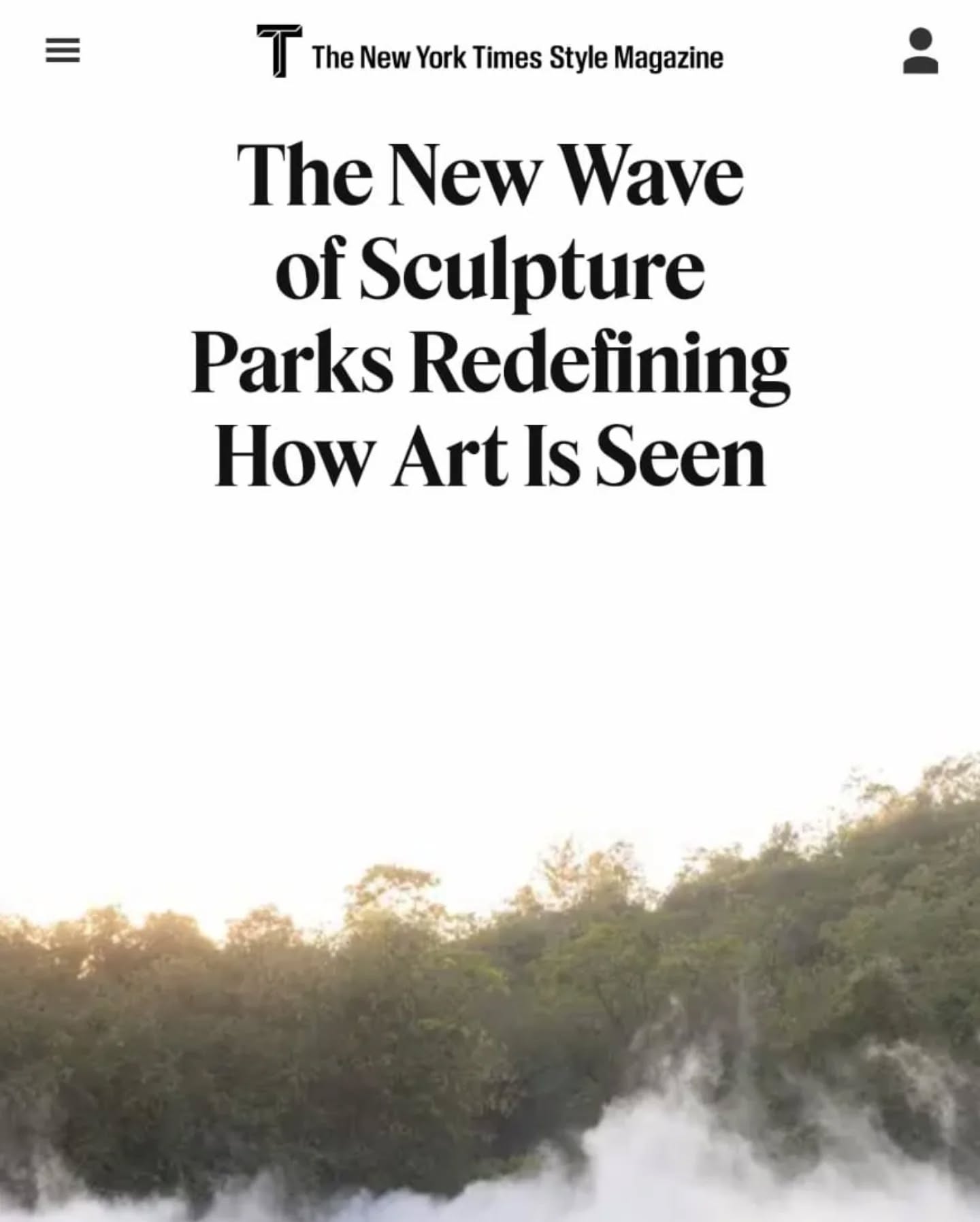 We are happy to share that Srihatta: Samdani Art Centre and Sculpture Park has been featured in The New York Times Style Magazine, highlighting its significance within the global landscape of contemporary sculpture parks. The article explores several notable sculpture parks and outdoor art destinations, emphasizing how these spaces engage with landscape, architecture, and contemporary artistic practices.
Head over to the link in our bio to explore the article and discover more about Srihatta.
Photograph 2-5 : Rokeya (2017), a communal sculpture created by Pawel Althamer in collaboration with patients of Protisruti (the Promise) drug rehabilitation center, children from local schools, and women from villages near Srihatta.
Photograph 6-7: Bamsera Bamsi by Asim Waqif, an ongoing project that transforms a living forest into a musical instrument, spanning over 20 years at Srihatta.
@srihatta_sylhet @althamerpawel @rajeebsamdani @nadiasamdani @dhakadiana @tmagazine @asimwaqif
#srihatta #srihattasamdaniartcentreandsculpturepark #sylhet #samdaniartfoundation #bangladesh #nytimesstylemagazine #newyorktimesstylemagazine #rajeebsamdani #nadiasamdani #dianacampbell #pawelalthamer #asimwaqif #sculpturepark