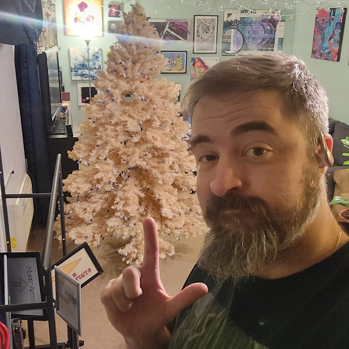 Tree us fluffed. Now to get prepared for all three shows from my group, the Streetz Artz Alliance!
Today in Tinley, 5-10pm, @soundgrowler hosts us for the Yuletide Bazaar!
Tomorrow we have two Krampus Markets, one in Blue Island and one in Aurora.
@hopvinebrewingcompany hosts us for the first ever Hoppy Holidays: A Krampus Market, run by @catscraftsandcooking . Sunday 12/7 12-5pm in Aurora!
@blueislandbeerco hosts us for the annual Krampus Market 2025, run by @streetzmobeatz . Sunday 12/7 1205pm in Blue Island.
Some of our friends are also in Blue Island on Sunday at @rockislandpublichouse for their Holiday Craft Show!
Thank you in advance for your support of all the events we are in this weekend!