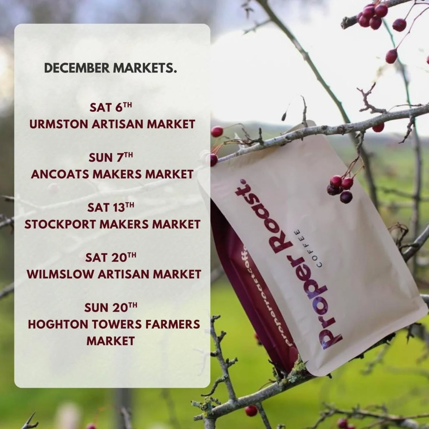 This months Christmas markets