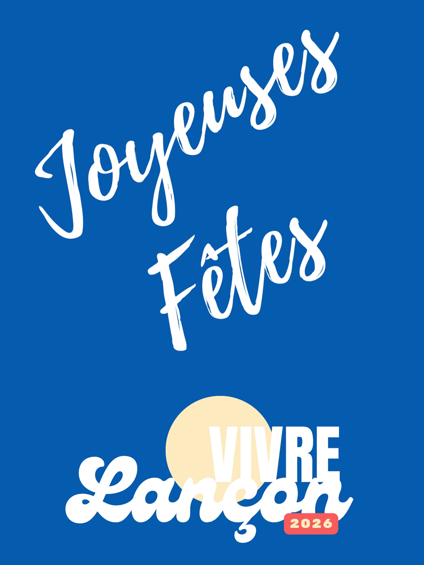 Joyeuses fêtes à toutes et à tous ✨
Que ces moments soient remplis de chaleur, de partage et de sourires, entourés de ceux qui comptent vraiment.