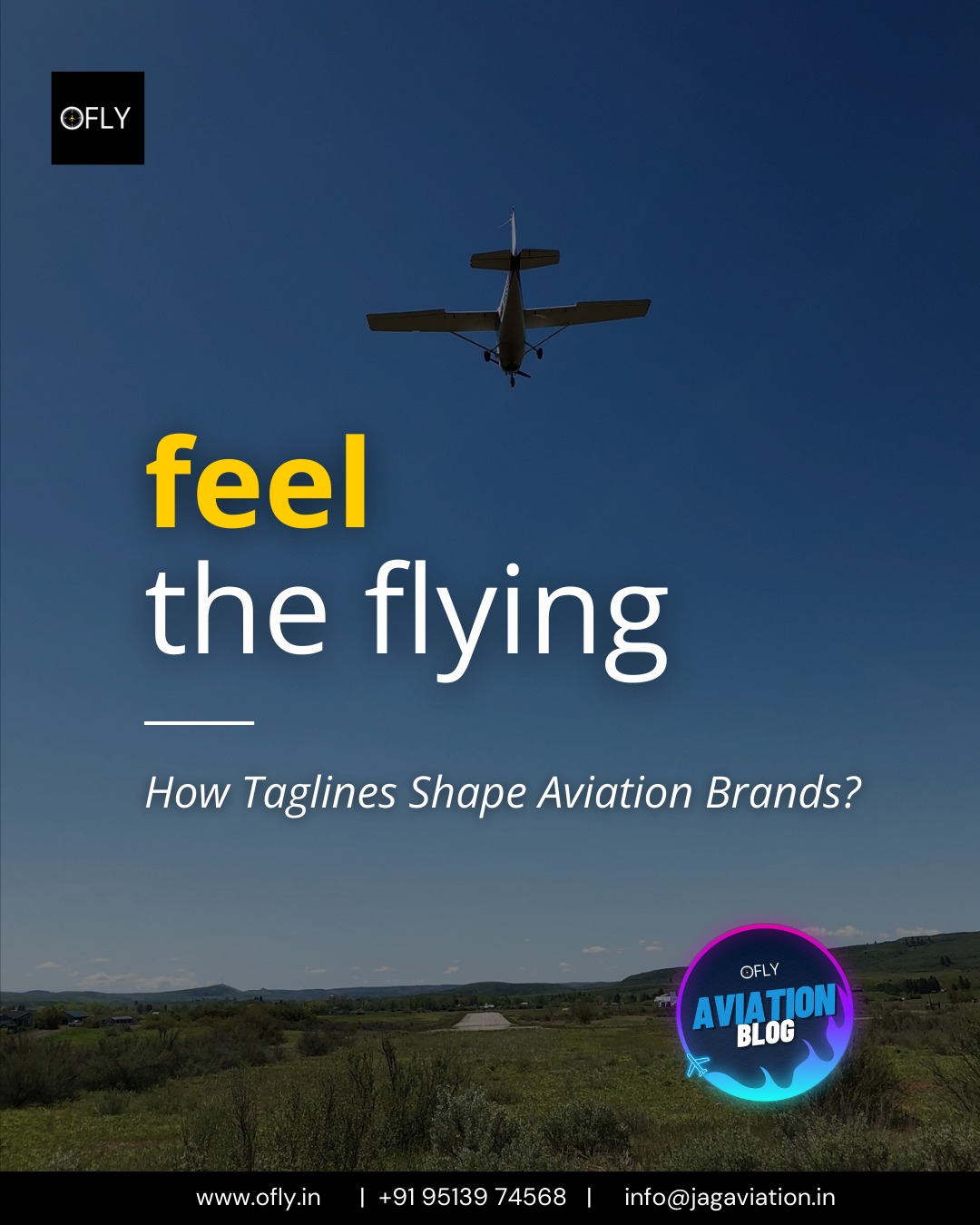 In aviation, where customer service and goodwill are paramount, taglines do more than market an airline, they communicate what the airline stands for and what passengers can expect from their experience. Airlines around the world craft these lines carefully, sometimes using more than one, to highlight different aspects of their promise and connect with diverse audiences.
read more :
What Taglines Mean in Aviation?Feeling Induced by Airlines
👉www.ofly.in/blog
#ofly #aviationlover #taglines #oflyblogs