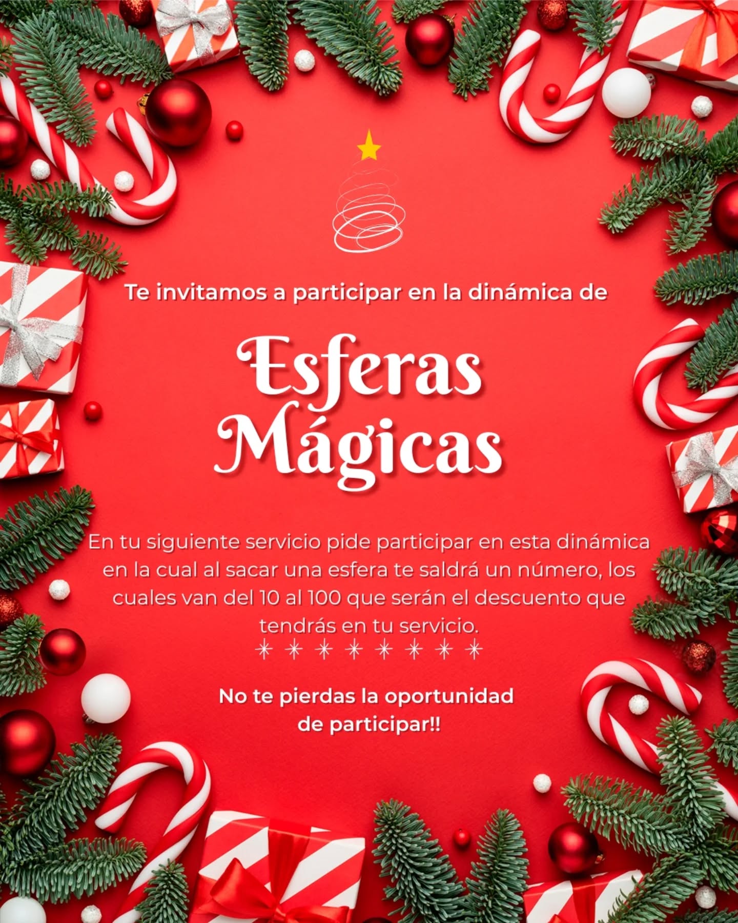 Dinámica válida del 4 al 31 de diciembre 🥳🎄