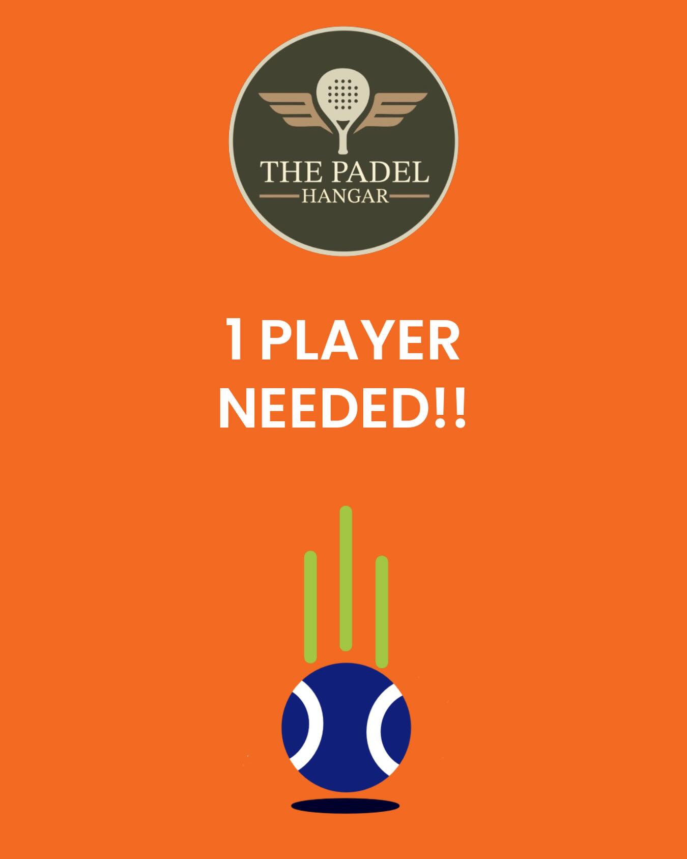 🎾 1 PLAYER NEEDED 🎾
Sunday 3pm at @thepadelhangar DM to join
#padel #padeluk #community #padeldrop
