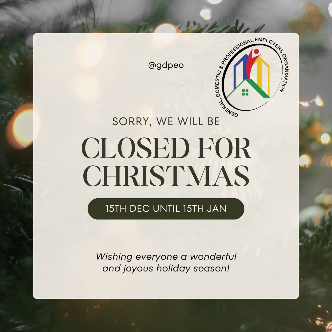 ‼️IMPORTANT NOTICE‼️
Please note that the GDPEO offices will be closed from the 12th of December 2025 and re-open on the 12th of January 2025.
We at the GDPEO would like to wish everyone a Merry Christmas and a Happy New Year.
We are looking forward to 2026 to build and grow the organisation with each member and organising official.