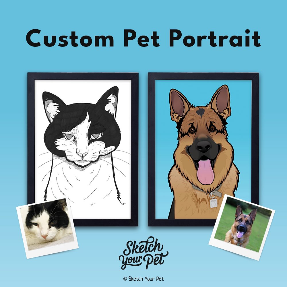 There’s still time to order a custom pet portrait in time for Christmas. Visit the website to order yours at www.sketchyourpet.com. “I can’t wait to Sketch Your Pet!”. #custompetportrait #christmasgiftideas #christmas2025