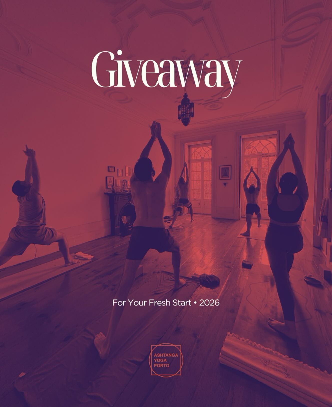 ✨ GIVEAWAY — 4-class pass for January ✨
January always arrives with that feeling of a fresh start — a clean space where something new can begin.
In Ashtanga, every practice starts from zero… a beginning within the beginning.
That’s why we want to offer someone this first step.
We’re giving away 4 free classes to be used during the month of January — an invitation to take a deep breath, step onto the mat, and feel the body awaken from within.
To enter:
1️⃣ Follow the shala page
2️⃣ Like this post
3️⃣ Share on your story
4️⃣ Comment and tag someone who could use a conscious fresh start
Winner announced: December 30 ✨
May this gift find the one who truly needs it. 🌿
#ashtangayoga #yogaporto #yogagiveaway #yogaportugal #ashtangayogacommunity