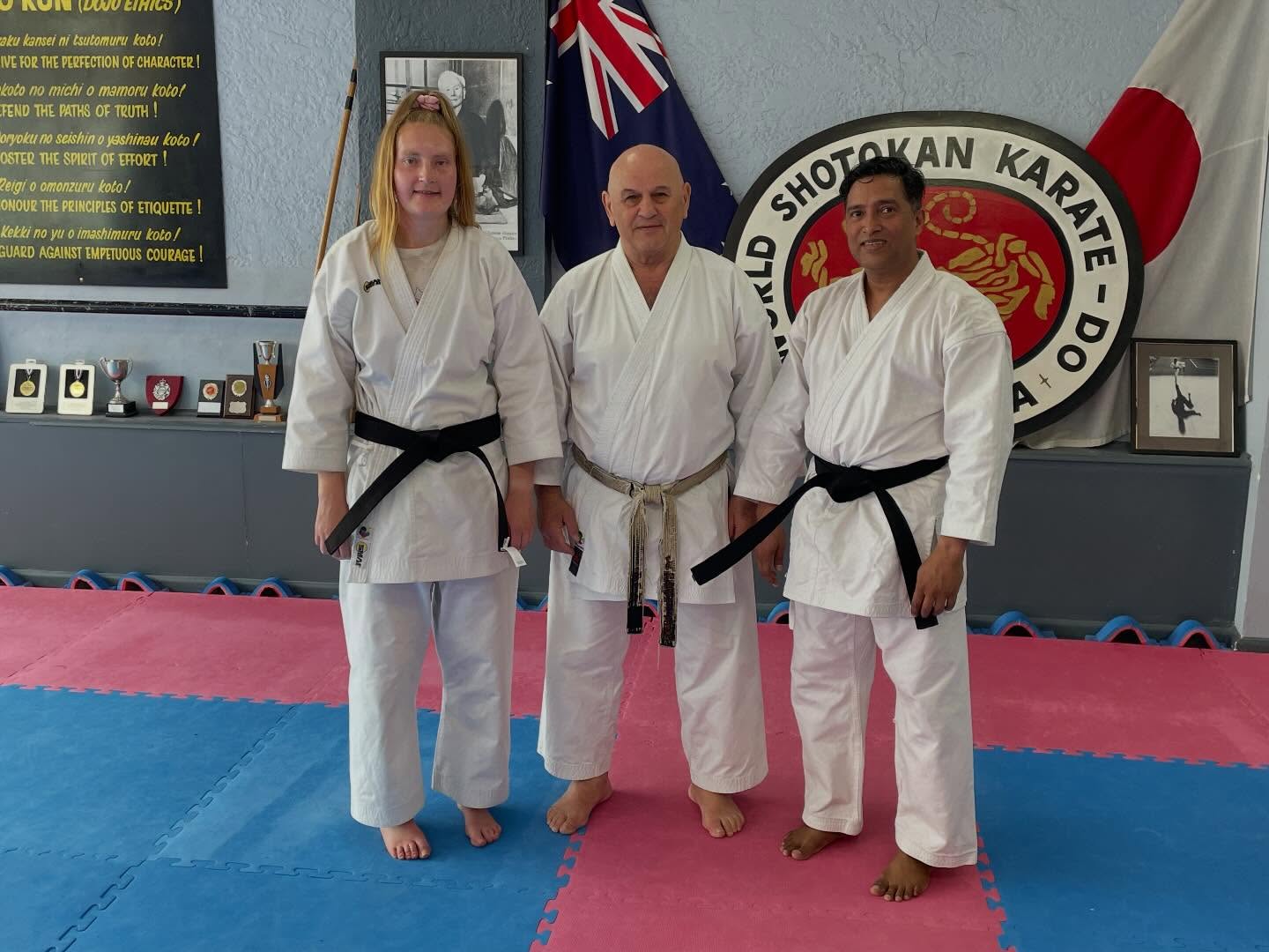 Our latest Shodan’s at Richmond Dojo. Congratulations Sarah and Soji. Really impressive grading examination today. Super proud of you both.
