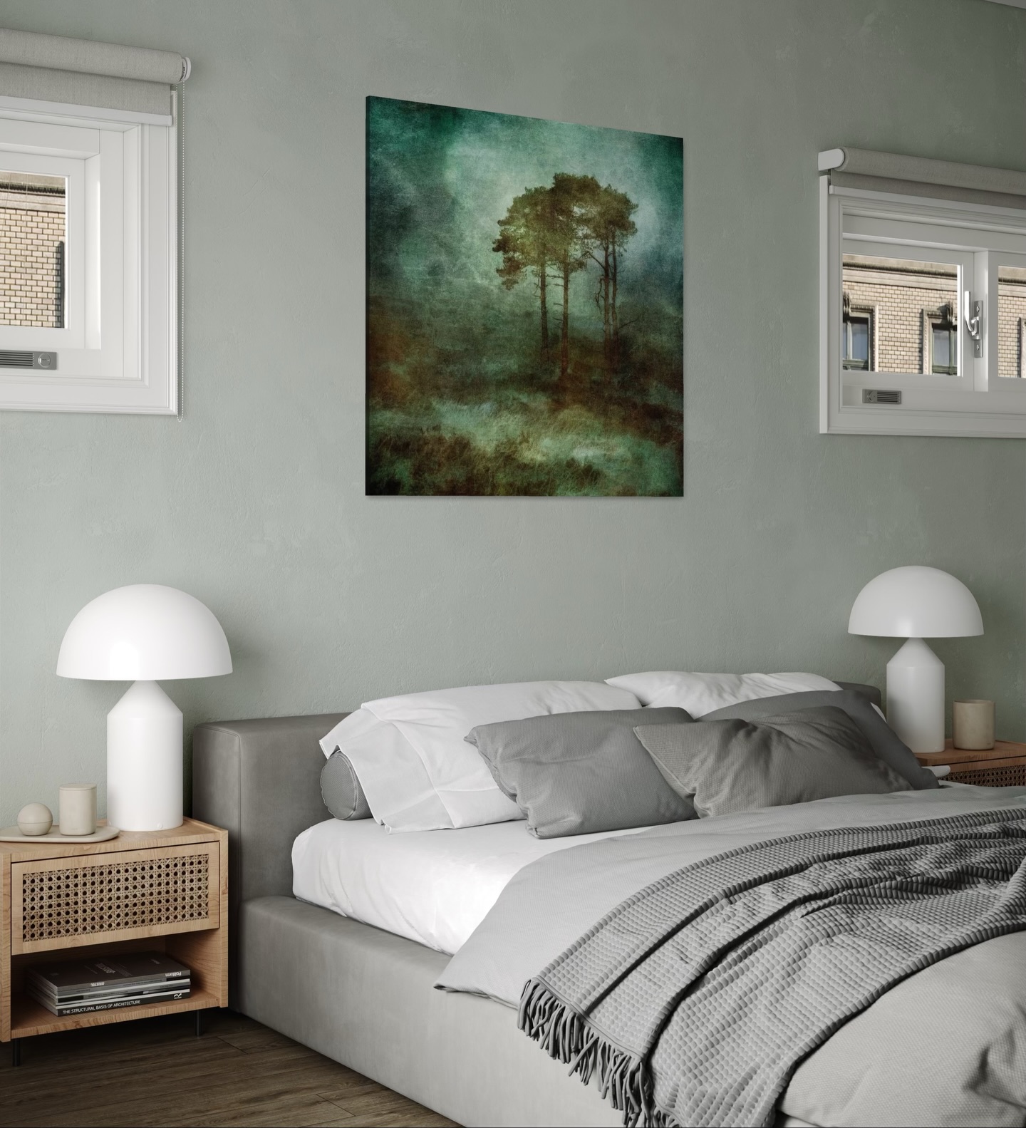 A place you can almost step into 🌿
Named by its exact coordinates, this uplifting woodland piece by Mark Munroe Preston blends photography, paint and texture into a bright, dreamlike landscape. Printed on brushed aluminium, it catches the light beautifully and brings real warmth to a space.
Available now. Discover the artwork and bring a little calm home via our gallery or online shop!