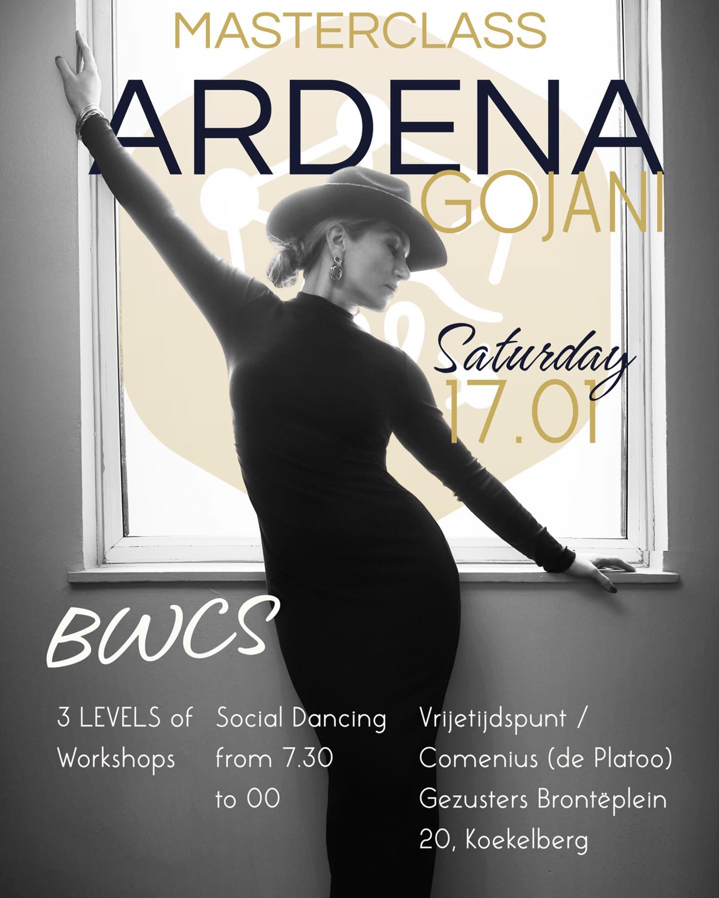 ‼️Registration open soon‼️- get ready to register for our next masterclass at #brussels_westcoastswing with #ardenagojani in January!