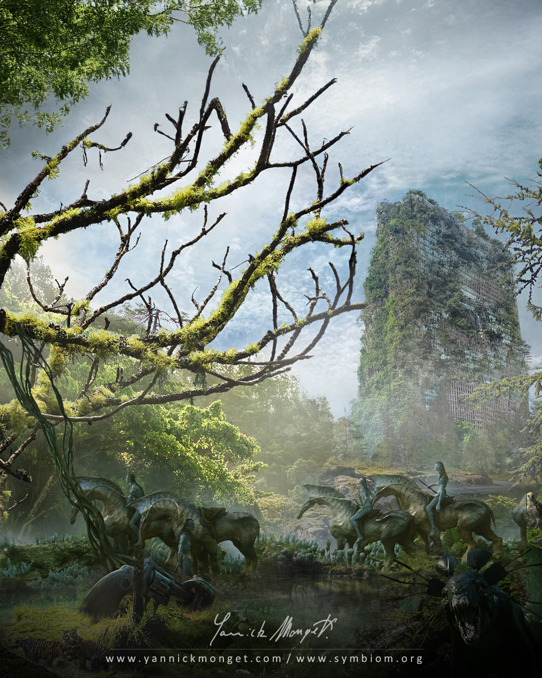 ✎ Petit plaisir de cette fin d’année, pour susciter un peu de rêve en vue des fêtes dans un contexte international trop sombre, la publication d’un ensemble de contenus ces prochains jours en lien avec l’univers d’Avatar de James Cameron dont le nouvel opus sort cette semaine sur nos écrans. L’occasion dans les jours à venir, pour terminer l’année de republier ces peintures numériques (non générées par IA) mixant des œuvres réalisées pour mon livre HOPES avec l’univers de Cameron qui dénonce depuis des décennies au travers de ses films, et ce, avec talent, les dérives de l'humanité et son impact sur l'environnement. Avatar sort cette semaine les écrans.
NO IA GENERATIVE / Pas de génération d’image par IA ici, les peintures originales sont celles du livre d’art HOPES mélangées à des images tirées des précédents opus Avatar.
❯ Livre disponible à l’achat sur le site www.symbiom.org
❯ Plus d'images à venir ces prochains jours / Restez connectés
__________________
#avatar
#ecologie #environnement #planète
#livre #globalwarming #sealevel #climatechange #sciences
#rêve #espoir #utopie #dystopie #futur #future
#sciencefiction #sfx #sf
#digitalartists #painting #artist
#jamescameron #yannickmonget #artbook #book #livres