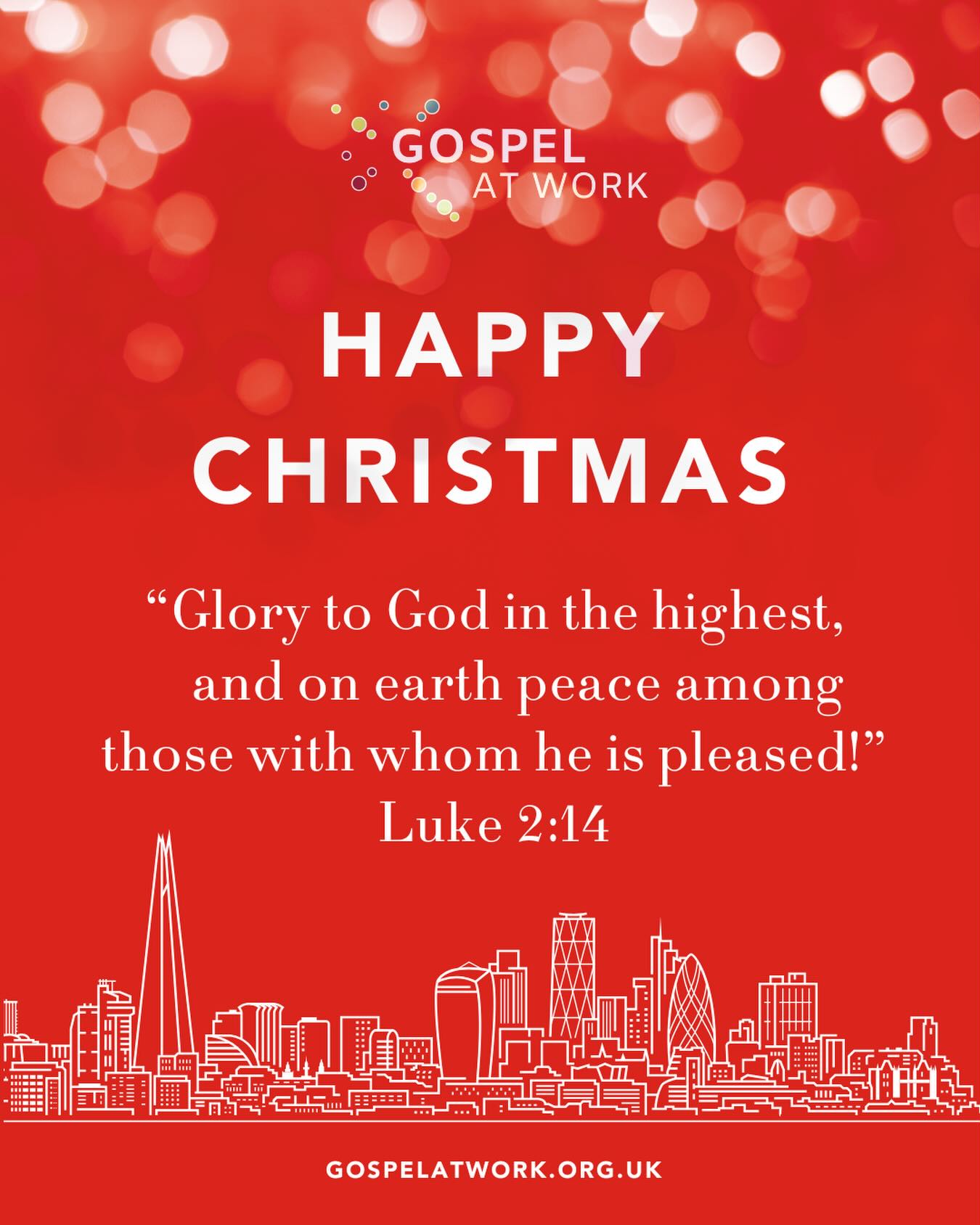 Happy Christmas from the Gospel at Work network!
www.gospelatwork.org.uk