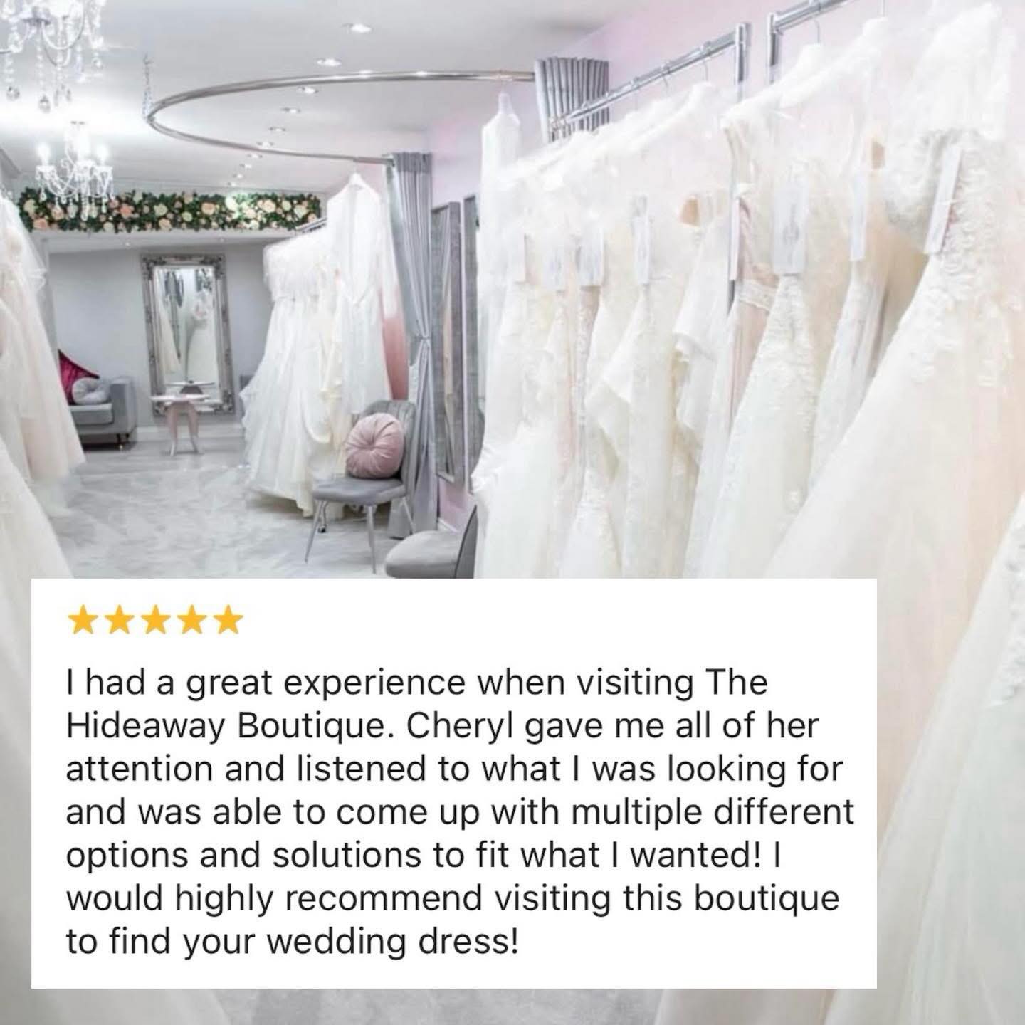 ⭐️⭐️⭐️⭐️⭐️
Thank you again to all of you who take the time to leave us a review. It means the world to us and it helps out other brides to be when they are choosing where to shop to find their perfect dress!
#bridal #bride #hampshirebride #berkshirebride #surreybride
