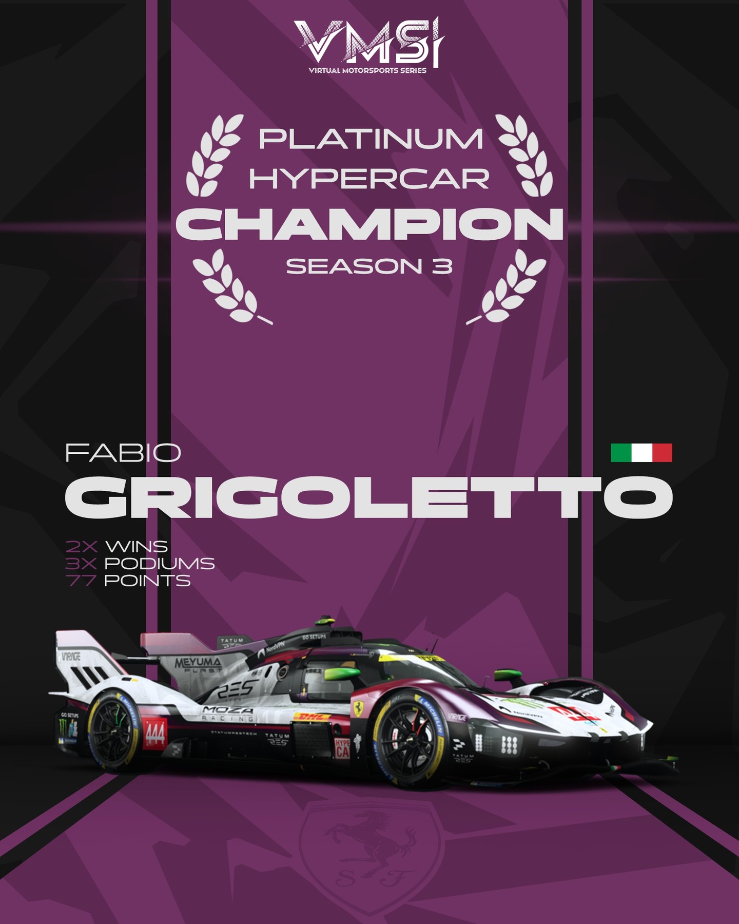 Our champions from the XRL Pro Series Platinum Split! Fabio and Marin have wrapped up the championship after an eventful decider. Onwards to Season 4!
Designs by: @design.mmn