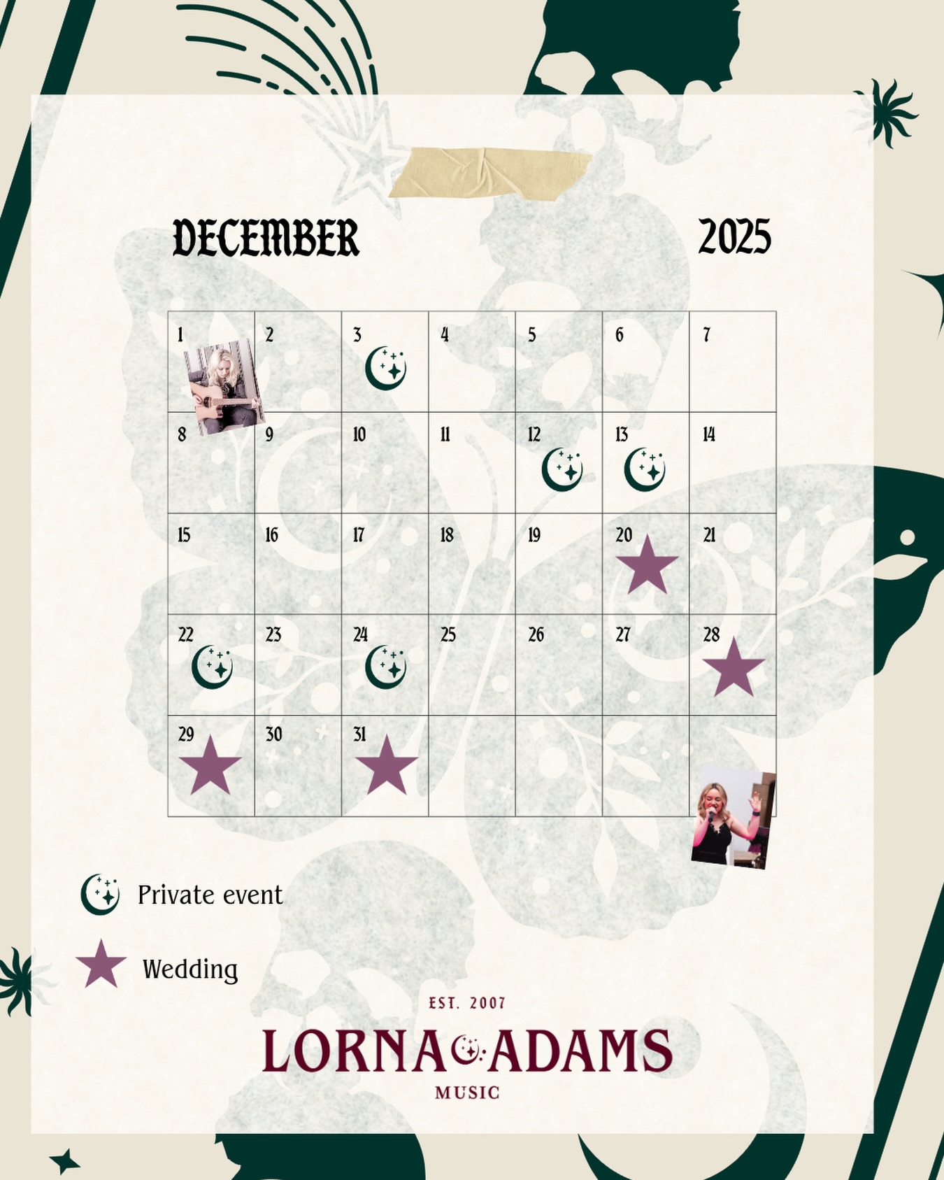 Busy December, exactly how it should be! Lots of fun to be had, Christmas songs to be sung, and people to meet!