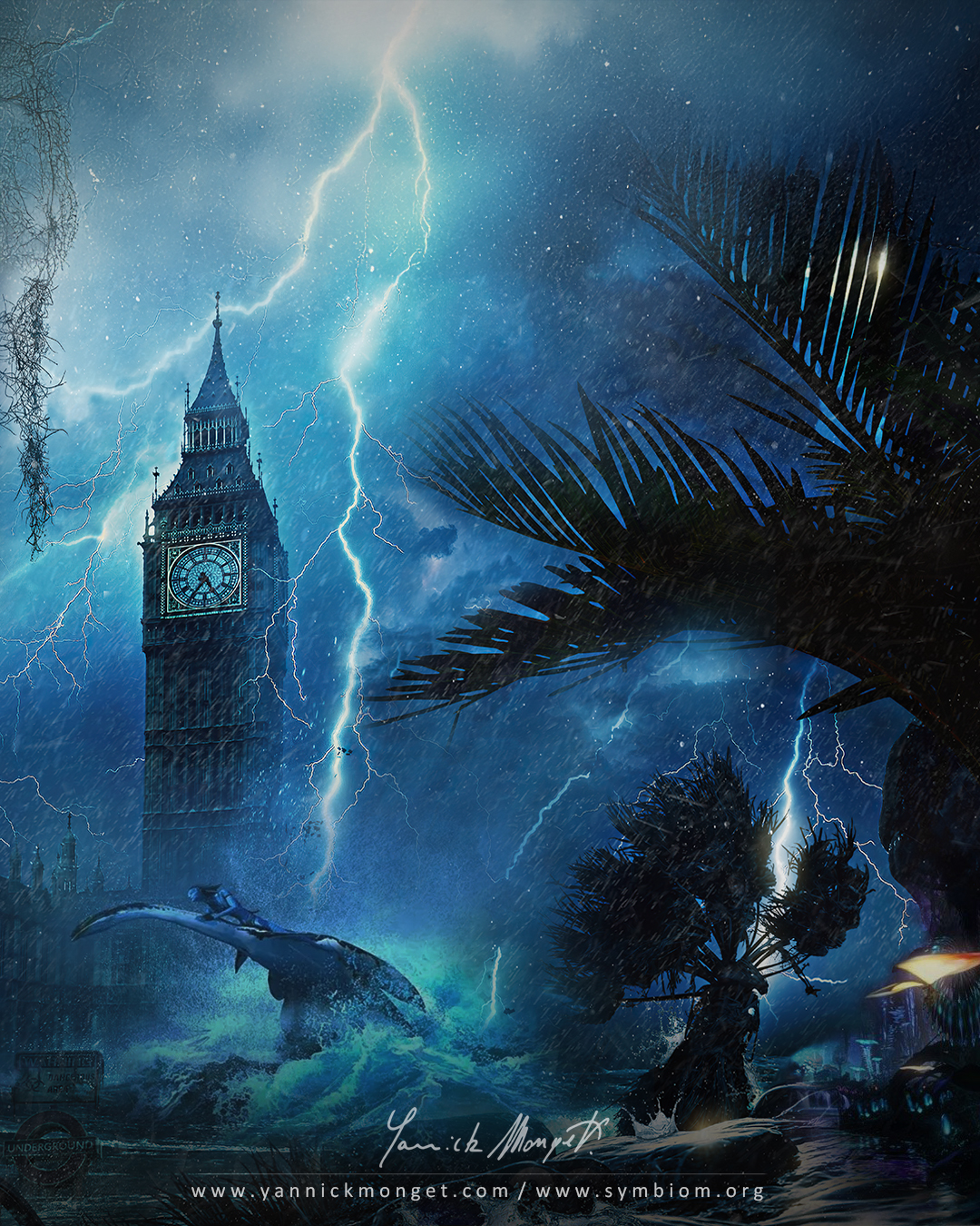 ✎ Petit plaisir de cette fin d’année, pour susciter un peu de rêve en vue des fêtes dans un contexte international trop sombre, la publication d’un ensemble de contenus ces prochains jours en lien avec l’univers d’Avatar de James Cameron dont le nouvel opus sort cette semaine sur nos écrans. L’occasion dans les jours à venir, pour terminer l’année de republier ces peintures numériques (non générées par IA) mixant des œuvres réalisées pour mon livre HOPES avec l’univers de Cameron qui dénonce depuis des décennies au travers de ses films, et ce, avec talent, les dérives de l'humanité et son impact sur l'environnement. Avatar sort cette semaine les écrans.
NO IA GENERATIVE / Pas de génération d’image par IA ici, les peintures originales sont celles du livre d’art HOPES mélangées à des images tirées des précédents opus Avatar.
❯ Livre disponible à l’achat sur le site www.symbiom.org
❯ Plus d'images à venir ces prochains jours / Restez connectés
__________________
#avatar
#ecologie #environnement #planète
#livre #globalwarming #sealevel #climatechange #sciences
#rêve #espoir #utopie #dystopie #futur #future #london #londoner #bigben
#sciencefiction #sfx #sf
#digitalartists #painting #artist
#jamescameron #yannickmonget #artbook #book #livre