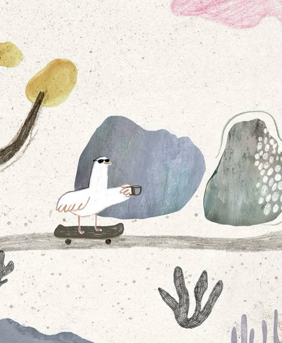 Je vous présente Cyd. C’est un cygne, mais pas comme les autres. Il se déplace en skate-board, adore le café et… a des pouvoirs magiques !
Tout ça sort de l’imagination de la génialissime @ulrikakestere et sera dans son 6e album, que nous sommes plus que heureux de publier :)
« Cyd le cygne magique » sera disponible en librairie au mois de mars, bientôt plus d’infos ! 🦢❤️📖
#letageredubas #albumjeunesse #cydlecygnemagique #ulrikakestere #aparaitre #litteraturejeunesse #harmoniamundi #cygne #skateboard #editionindependante