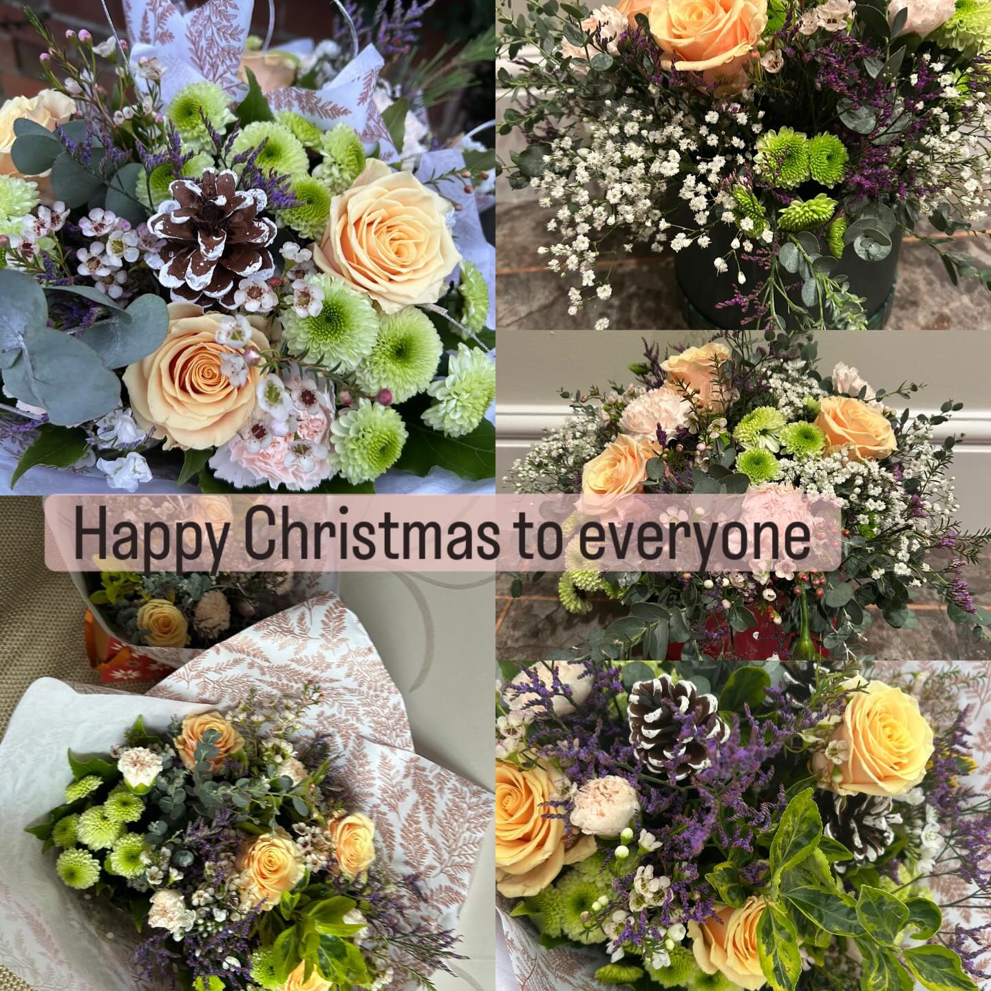 Wishing you a Happy Christmas from @blooms_and_butterflies! Thanks to all my lovely customers for attending workshops and placing orders. Looking forward to next year and will be sorting dates soon!
