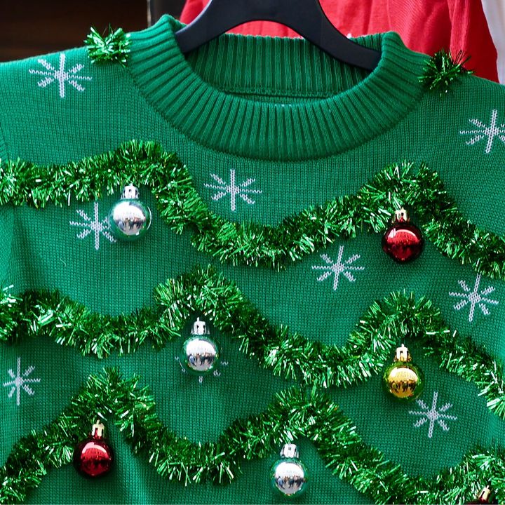 Ugly sweater day giveaway! Post a photo of you or a loved one in your ugly sweater in the comments below and you could win a pint of ice cream!!