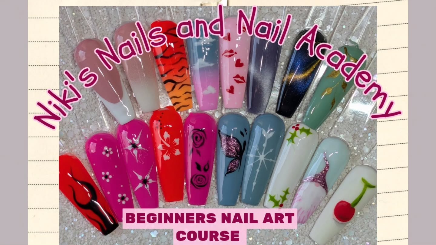Beginners Nail Art Course now available to download
www.nikisnails.co.uk/courses
Learn the basics including useful hints and tips on cleaning your brushes and getting the best from them as well as 18 designs (20 if you include the Gel Polish Ombre we layer over 😉)
#begineersnailart #nailart #nailartist #nailcourses
