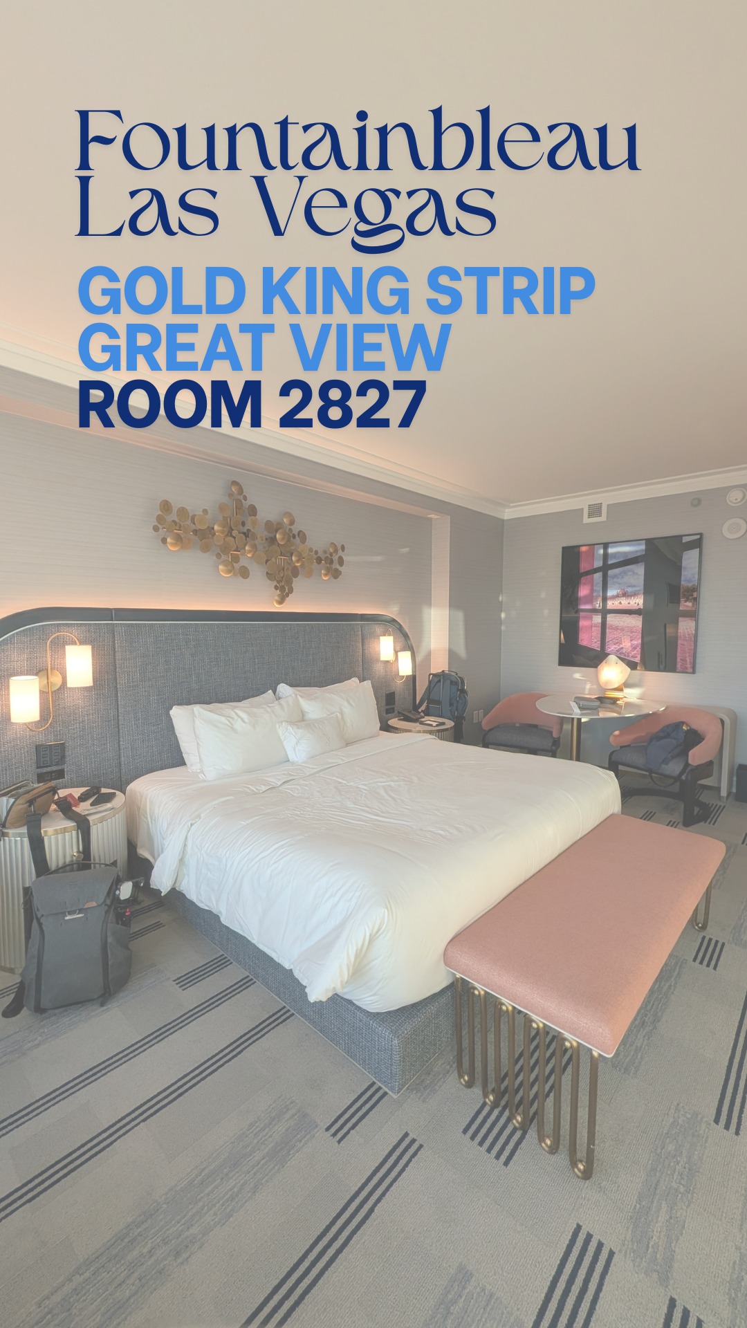 Luxury at its finest ✨
Welcome to Room 2827, a Gold King Strip Great View room at the Fontainebleau Las Vegas… and yes, it’s every bit as amazing as it looks.
🛏️ A Chattam & Wells mattress made just for Fontainebleau (starting around $7,000!) - hands down, the most comfortable bed I’ve ever slept on
🚿 A massive, spa-worthy shower that feels like its own room
🌆 Unmatched views of the Sphere, the Strip, and the pools below
Elegant, modern, and somehow still cozy - this might be my new favorite Vegas stay.
📍Fontainebleau Las Vegas
Link in bio for more hotel tours + travel inspo 🎰
#FontainebleauLasVegas #LasVegasHotels #VegasViews #SuiteLife #LuxuryTravel #VegasVacation #HotelTour #TravelCouple