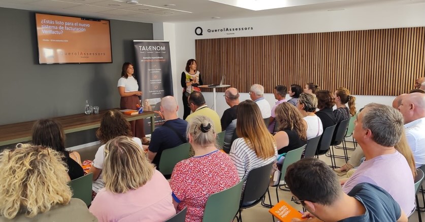 ✅ ¡Gracias por acompañarnos en las charlas sobre Verifactu!
💣 A pesar de la noticia bomba que nos explotó el martes 02 de diciembre del aplazamiento de la entrada en vigor del Verifactu, nosotros queremos dar valor al trabajo bien hecho durante muchos meses, el acompañamiento hacia vosotros y la preocupación para que todo salga bien.
Desde septiembre hemos estado organizado charlas y webinars sobre Verifactu para ayudaros a vosotros, empresas y profesionales, a adaptaros a la nueva normativa y avanzar en la digitalización.
📅 Echando la vista atrás y viendo el calendario de las sesiones estamos muy orgullosos del trabajo realizado:
🔹 18/09, 23/09 y 25/09: Verifactu general
🔹 06/10: Charla específica para comercio y hostelería
🔹 30/10: Charla específica para construcción, transportistas y oficios
🔹 12/11: Charla específica para profesionales o exentos (sanitarios, educación)
🔹 26/11 y 27/11: Charla específica para actividades agrícolas y ganaderas
🔹 02/12 y 03/12: Charla específica para asociaciones y entidades sin ánimo de lucro
💻 Además, hemos realizado webinars para quienes prefieren la formación online.
📍 Todo ello en nuestro querido territorio de Els Ports y el Maestrazgo, hemos estado en Morella, Cantavieja y Vilafranca, y en ellas hemos contado con la participación de más de 300 personas.
🙌 Gracias a todos los asistentes por confiar en nosotros y al equipo por su esfuerzo para que estas jornadas fueran un éxito.
En Querol Assessors by Talenom seguimos trabajando para que la transición a Verifactu sea sencilla y segura para tu negocio, aunque ahora sea en 2027.
👉 ¿Tienes dudas sobre Verifactu? ¡Estamos aquí para ayudarte!
#Verifactu #Digitalización #QuerolAssessors #Talenom #Empresas Comercios Agricultura Hostelería