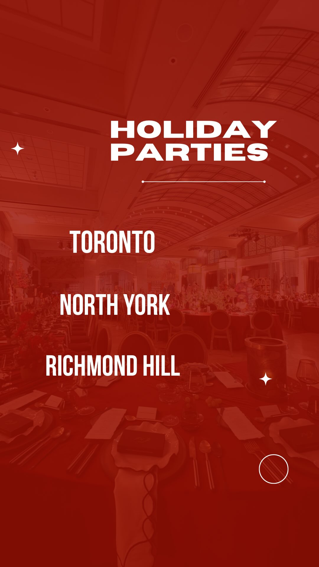 It's Christmas holiday party season - and we're in full swing at our Host Locations
In North York - Mantra hosted the Mosiac South Asian Film Festival for the pre screening party.
In downtown we had an after work office party with a full martini menu , passed canapés and a dinner buffet.
We have venues for 10 , 30 or up to 100 guests and if you're looking for the right venue for your holiday party - get in touch with GTA's preferred South Asian event specialist !
--------
-------
#cateringintoronto #holiday #holidayparties #holidayparty #holidaypartytoronto #eventvenues #torontoeventvenue #torontoeventvenues #torontoeventcentre