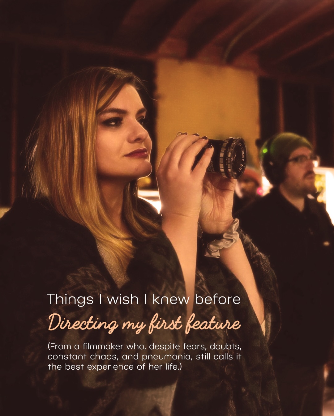 I survived directing my first feature in the US - including pneumonia, chaos, the LA fires, 47 mini breakdowns, no sleep, and enough plot twist to fill a sequel.
Here are the lessons that showed up uninvited.
What unexpected disaster has life surprised you with this year?
.
#femalefilmmaker #womeninfilm #czechfilmmaker
Female filmmaker director psychological thriller horror