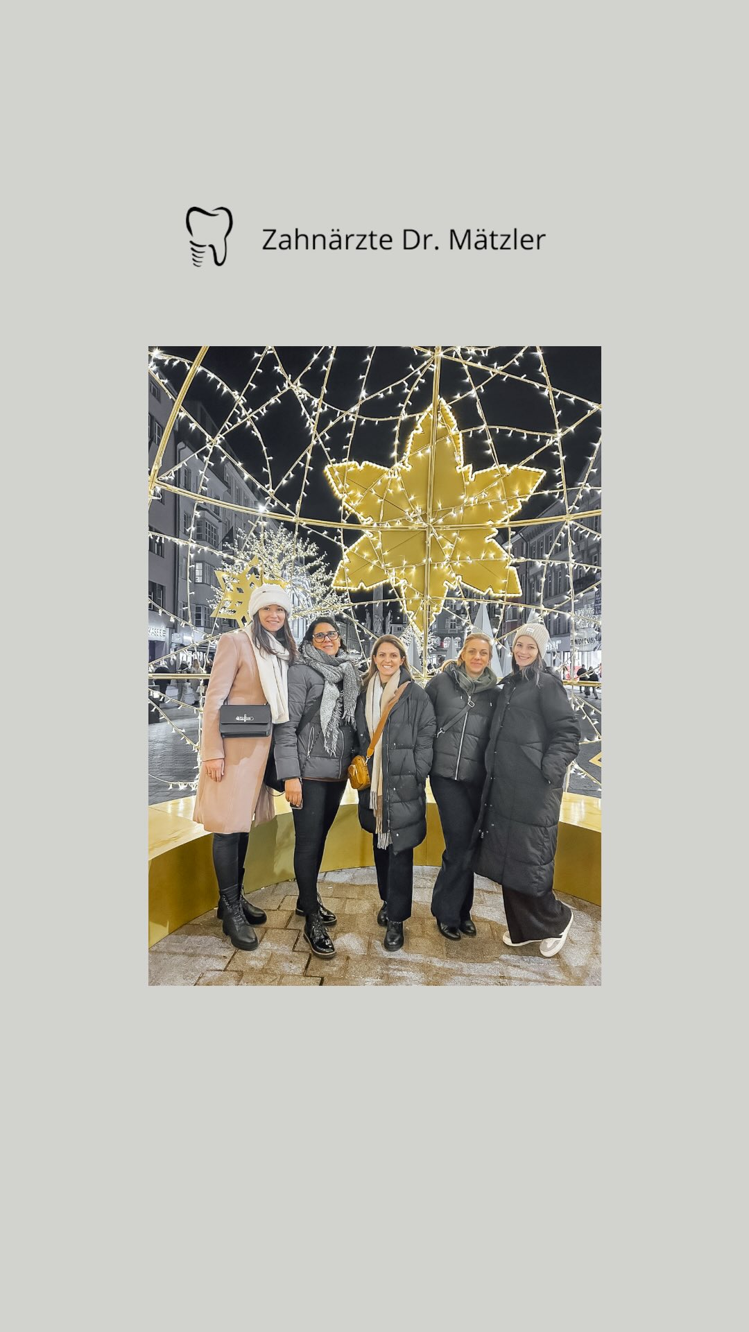 // 𝗣𝗿𝗼𝗽𝗵𝘆𝗹𝗮𝘅𝗲-𝗣𝗼𝘄𝗲𝗿 𝗶𝗻 𝗜𝗻𝗻𝘀𝗯𝗿𝘂𝗰𝗸
Unsere Prophylaxe-Mädels waren bei den Zahnprophylaxe-Tagen in Innsbruck – ein Wochenende voller Wissen, Austausch und Teamspirit! 🏔️✨
Wir sind stolz auf so viel Motivation!
#drmätzler #zahnarzt #dornbirn #zahnarztpraxis #zahnarztpraxisdornbirn