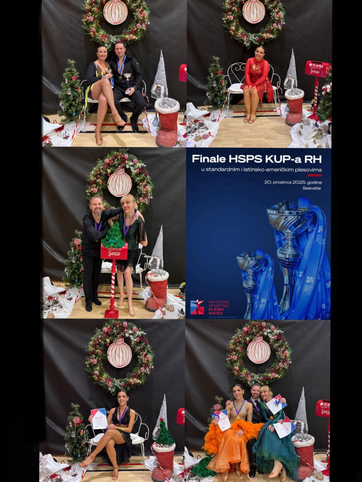 Čestitke našim plesačima koji su ovog vikenda otplesali svoj posljednji turnir u 2025. godini! 👏🏼
Rezultati bodovnog turnira:
🥇Rafael Kopčić Rogoz - Mirjana Cvetko (LA)
🥇Rafael Kopčić Rogoz - Mirjana Cvetko (ST)
🥇Leona Salapić (LA)
🥇Leona Salapić (ST)
Rezultati Finala Kupa RH:
🎖️5. Kiara Bezeljak (LA)
🎖️5. Kiara Bezeljak (ST)
🥇Antonio Humski - Marina Humski (LA)