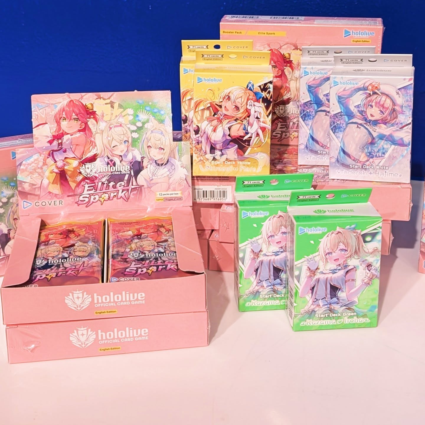 🌟🔥 ELITE SPARK ARRIVES TOMORROW! 🔥🌟
Hololive TCG collectors and players — exciting news is here.
⚡ Elite Spark, the newest Hololive Trading Card Game set, drops TOMORROW — Friday 12/19 at HaikuPop!
Whether you’re upgrading your deck or jumping in for the first time, we’ve got you covered.
This set brings high-energy plays, powerful new cards, featuring characters like Himemora Luna, Shishiro Botan, and Sakura Miko from the Hololive universe. Perfect for collectors, competitors, and brand-new players alike!
⏰ Don’t wait—release-day stock goes fast!
📍 HaikuPop Gaming & Collectibles
Moreno Valley Mall
💥 Spark up your collection. Spark up the meta.
#HaikuPop #HololiveTCG #EliteSpark #TCG #Hololive