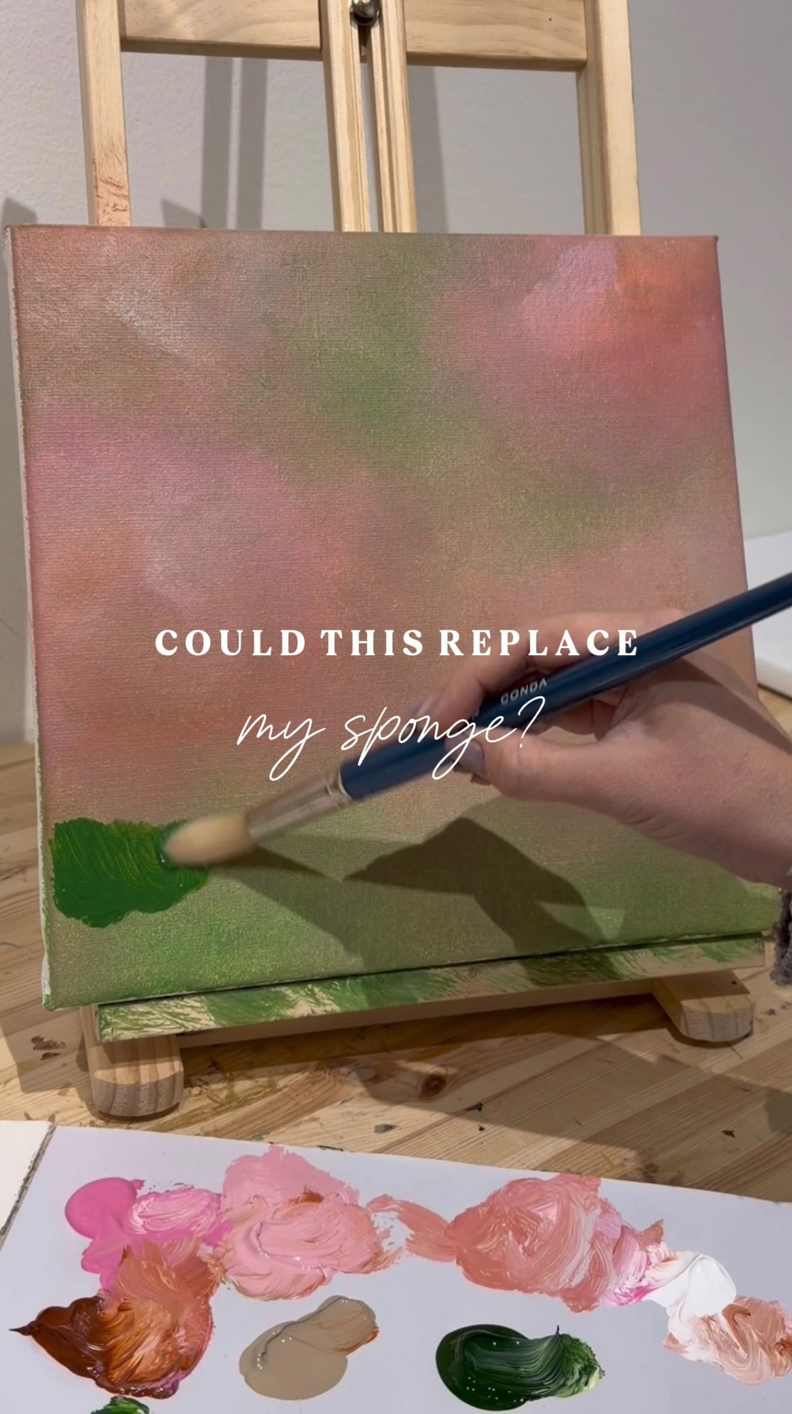 I failed this technique before… but now it might replace my trusted sponge! 🙀
What do you think -
Kitchen sponge or mop brush??
#slowlifestyle #semiabstractart #artinspiration #landscapeartist #paintingtutorial #fantasyart #cottagecore #countryhomes