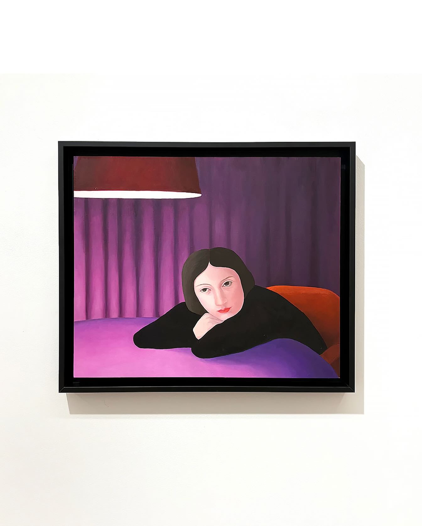 This one is at @rhodescontemporaryart until December 20
Violette oil on board 38cm x 46cm #sandrinelanoy #lanoysandrine #rhodescontemporaryart