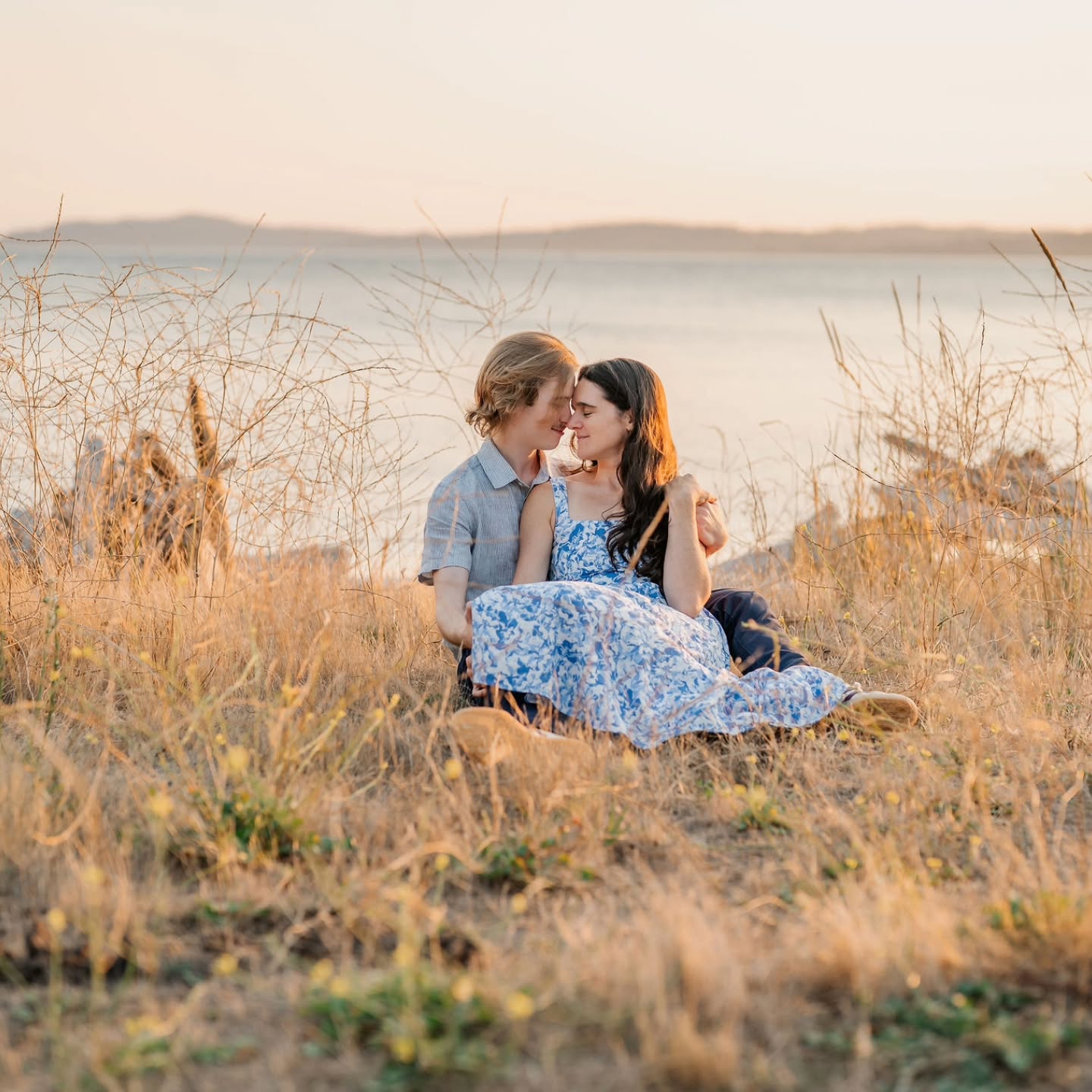 This early fall session had the perfect golden glow. Can't wait for these two to tie the knot next year!