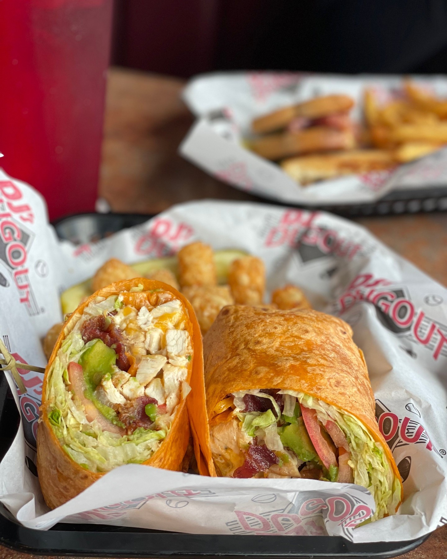 Bursting with fresh flavors, let @djsdugout handle lunch today!🍅🥬🧀