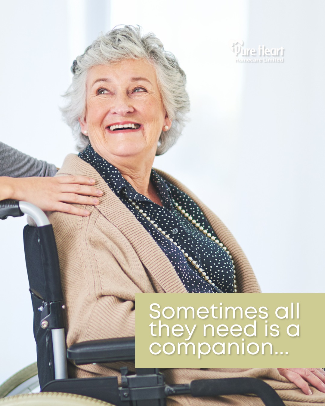 Sometimes all they need is a companion...
With Pure Heart Homecare we are able to provide emotional support and meaningful conversation to our service users. We are able to tailor our services to their specific needs of those who need the support they may lack from other sources.
We are able to offer assistance wherever and whenever it's needed.
purehearthomecare.co.uk
#PureHeartHomecare #Companionship #CompanionshipCare #Homecare
