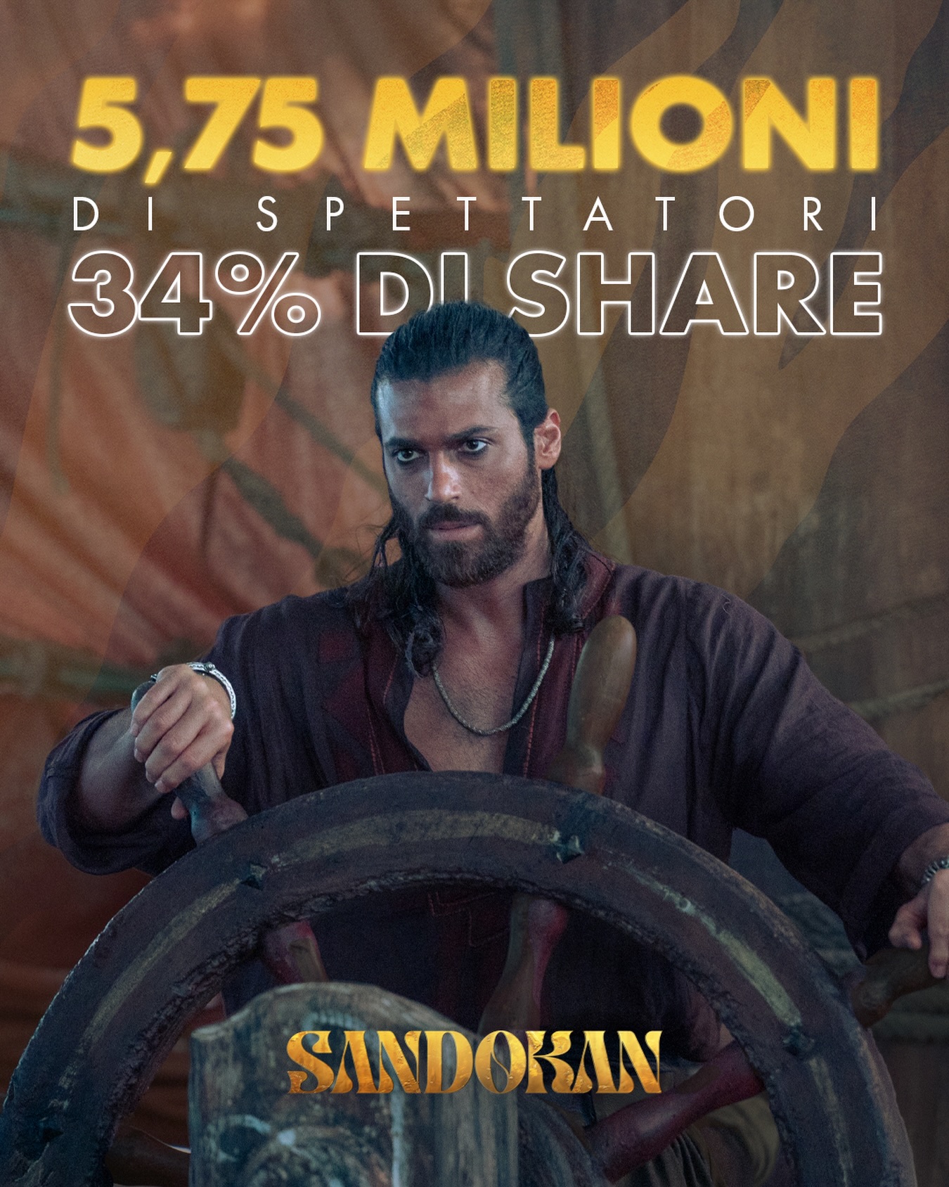 Ascolti da record per #Sandokan! 🐅Ieri sera su Rai Uno le prime due puntate hanno registrato ....