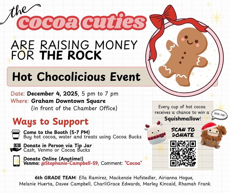 Stroll on by and see the Cocoa Cuties tonight on the square!