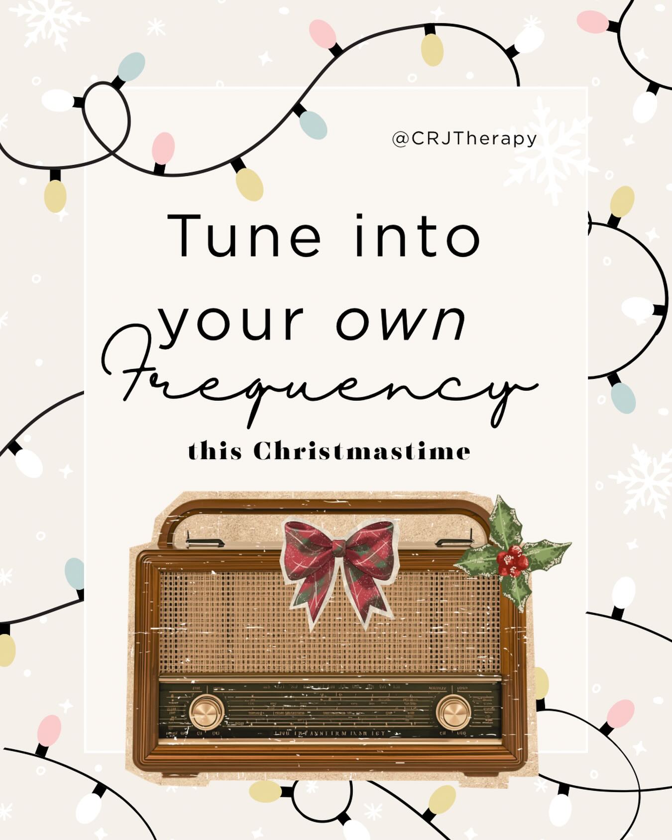 🎄This time of year can turn into a blur of noise, expectations and “shoulds.” The world might be blasting “go-go-go,” but your nervous system might be whispering “please lets slow down.” Remember, what you need matters. What you feel matters. So a gentle nudge to say: you’re allowed to tune back into your own frequency this Christmastime. ❤️💫
#selfcare #christmas #wellnessjourney #therapy #bekind
